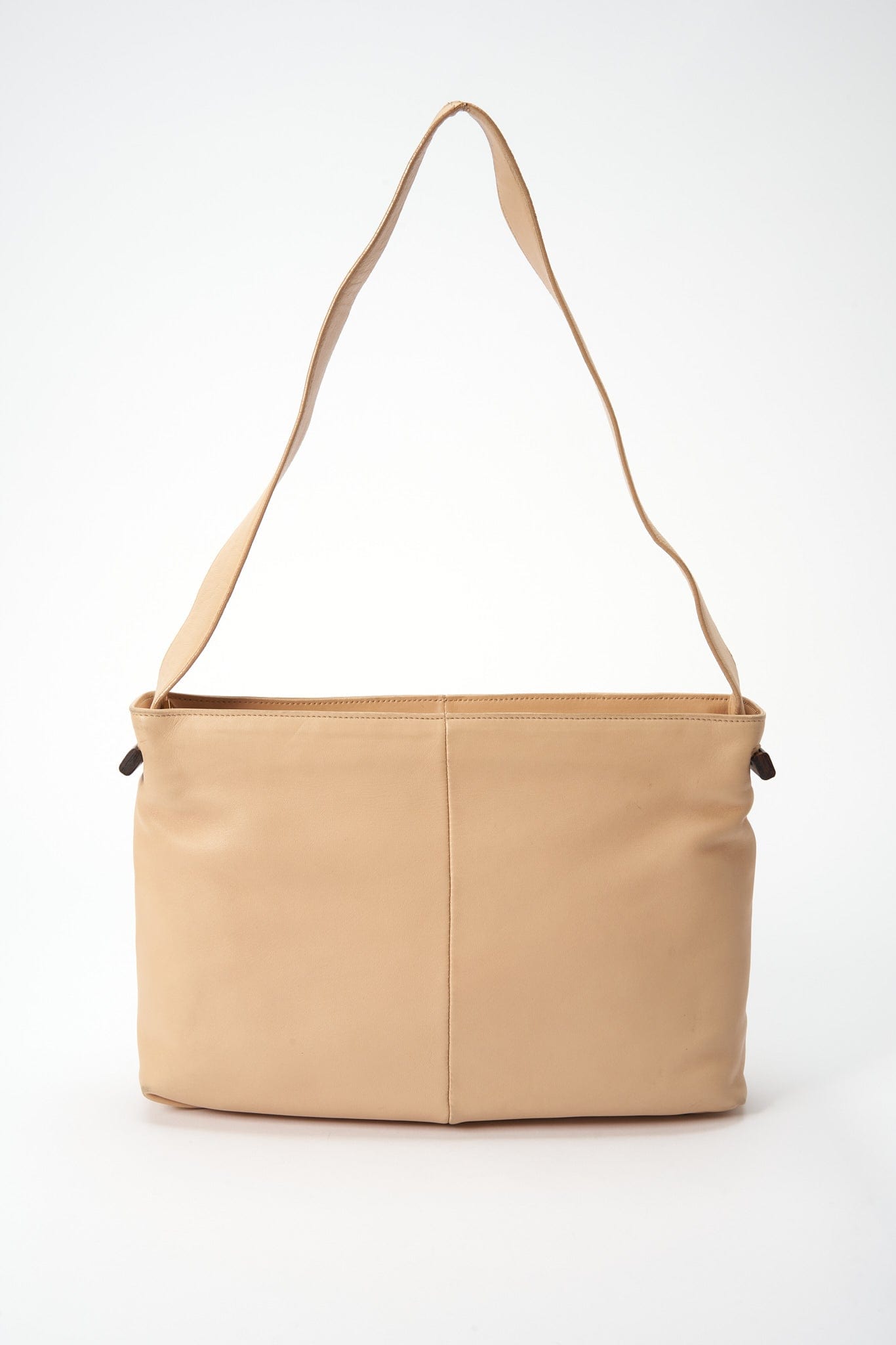 Womens Vintage Tan Leather Shoulder Cross body Bag