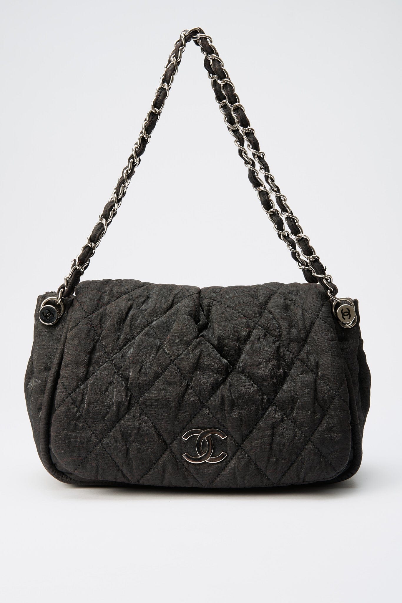 CHANEL, Bags, Brand New Chanel Precision Bag Very Rare Black Bag With  Black Logo