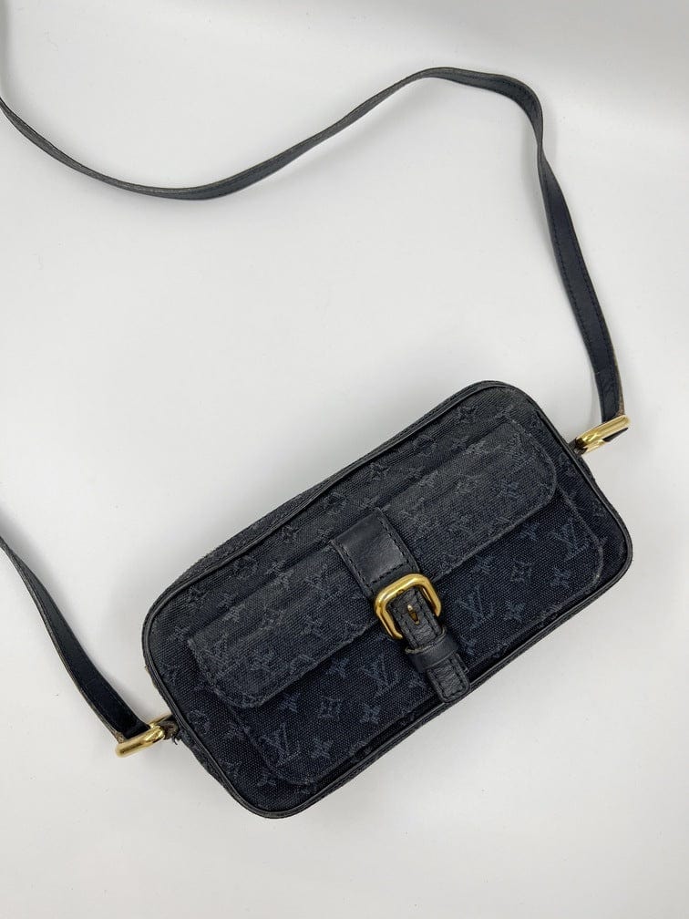 Louis Vuitton Navy Monogram Mini Lin Juliette Crossbody Bag