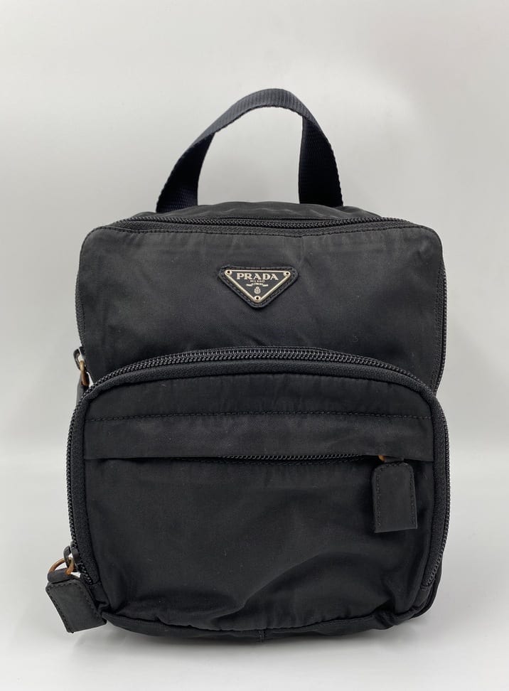 Prada vela outlet backpack mini