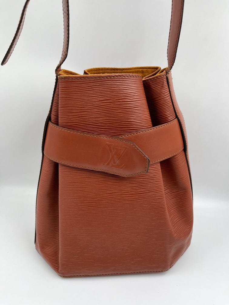 Louis Vuitton Noe PM Bucket Bag in Red EPI Leather, France 1994