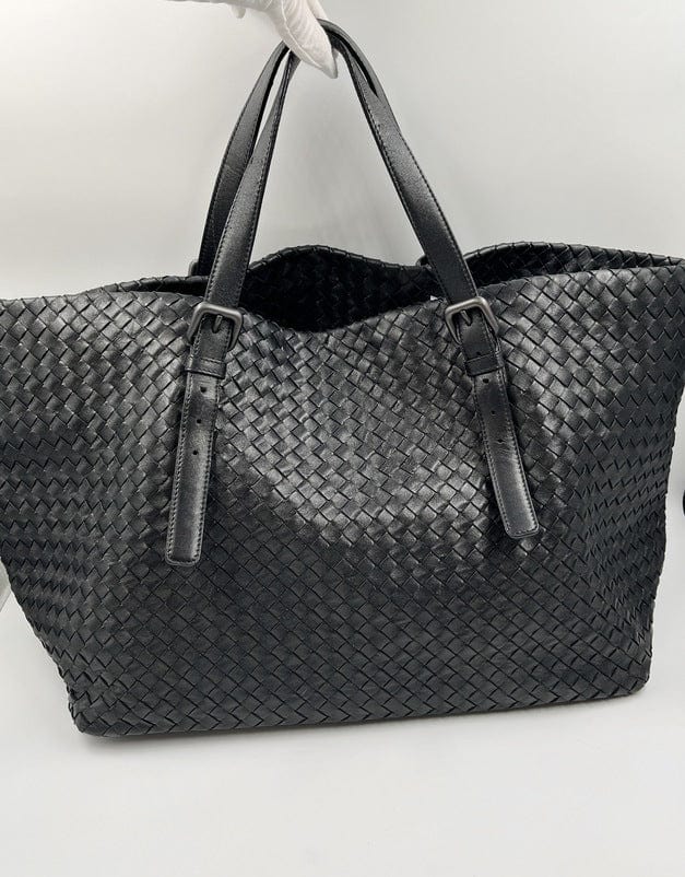 Bottega Veneta Vintage - Intrecciato Leather Tote Bag - White Grey -  Leather Handbag - Luxury High Quality - Avvenice