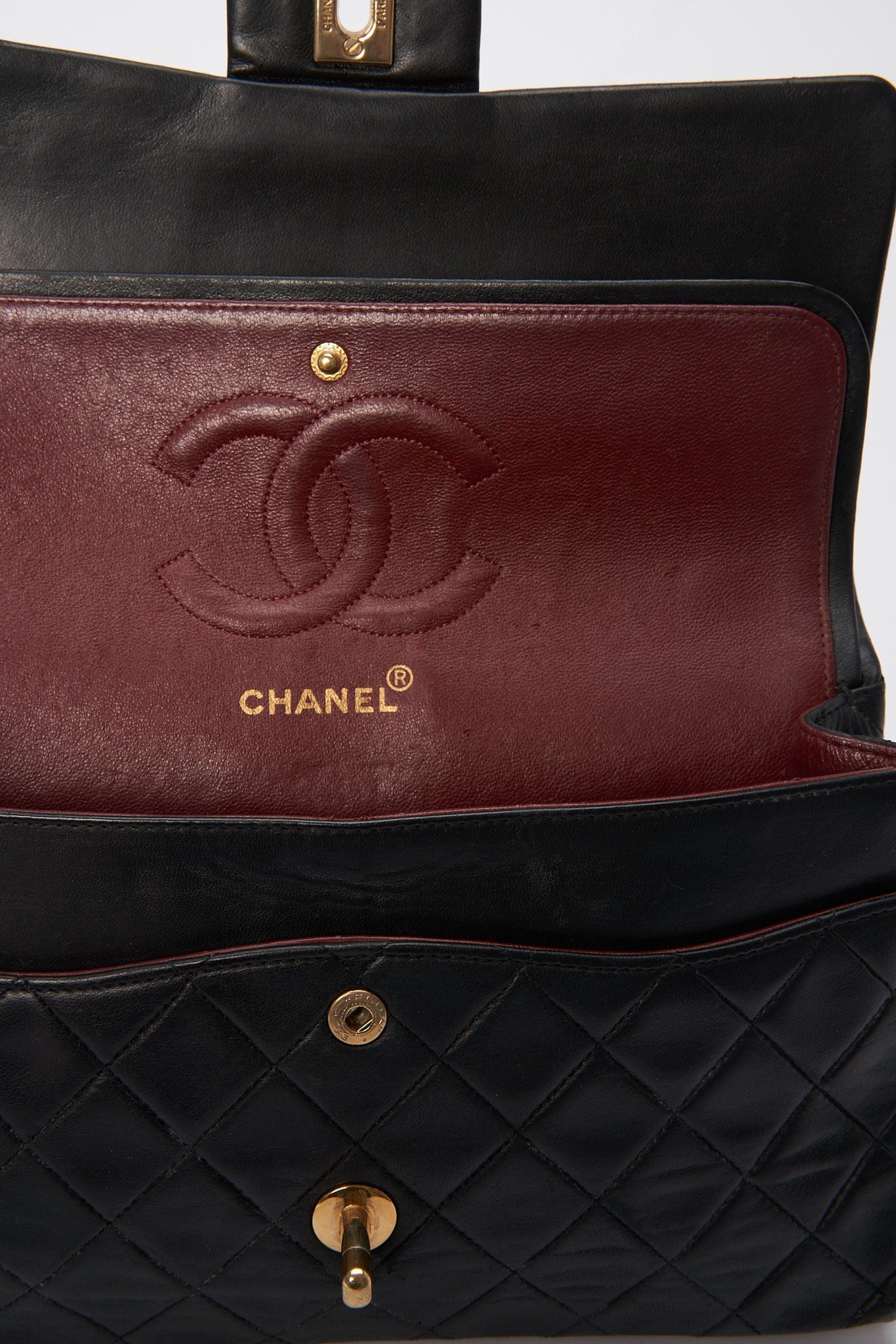 CHANEL Classic Handbag Lambskin & Gold-Tone Metal. Sky Blue -  A01112Y04059NA104 - Handbags | Chanel handbags classic, Chanel classic flap  bag, Chanel bag