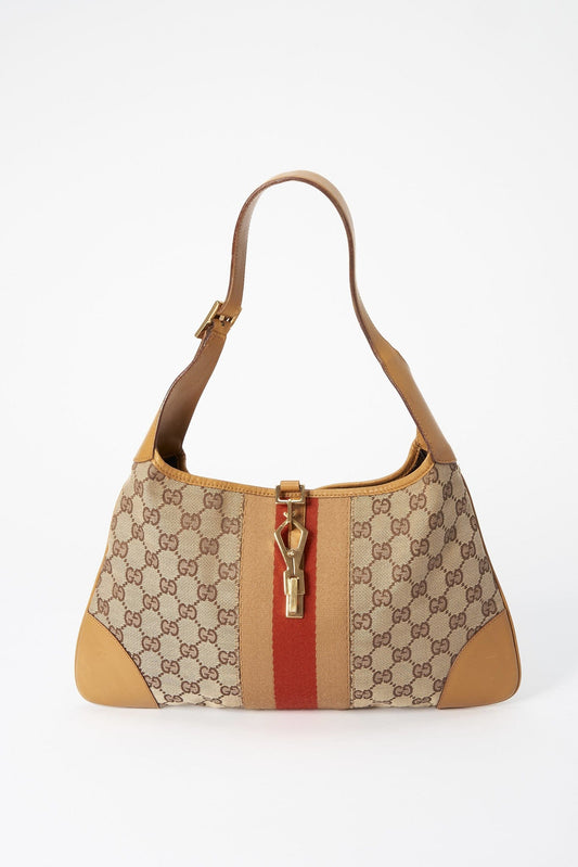 Vintage Gucci Abbey Boston Bag in GG Canvas – The Hosta
