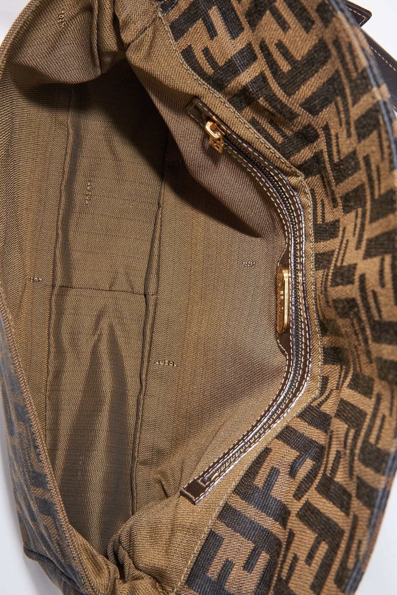 Fendi Zucca Pattern Print Shoulder Bag