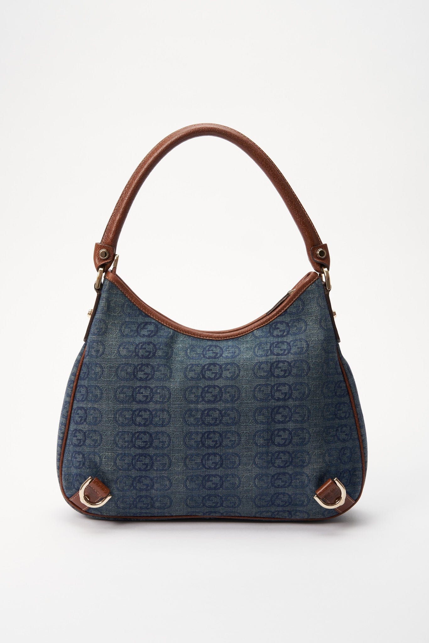 Gucci Blue GG Denim Abbey D-Ring Shoulder Bag – The Hosta