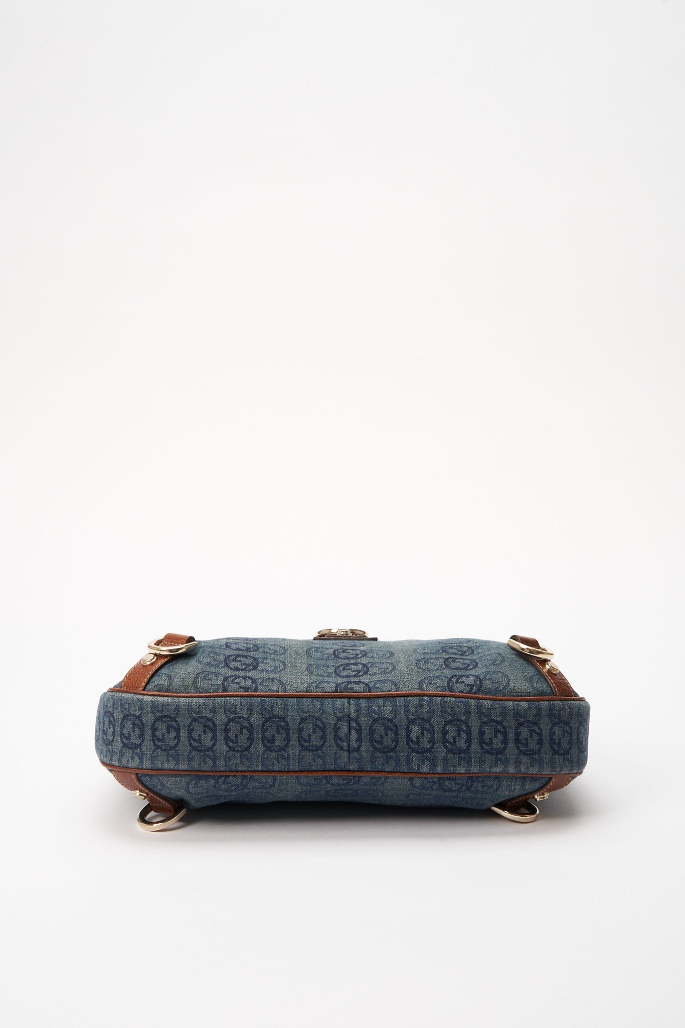 Gucci Blue GG Denim Abbey D-Ring Shoulder Bag – The Hosta