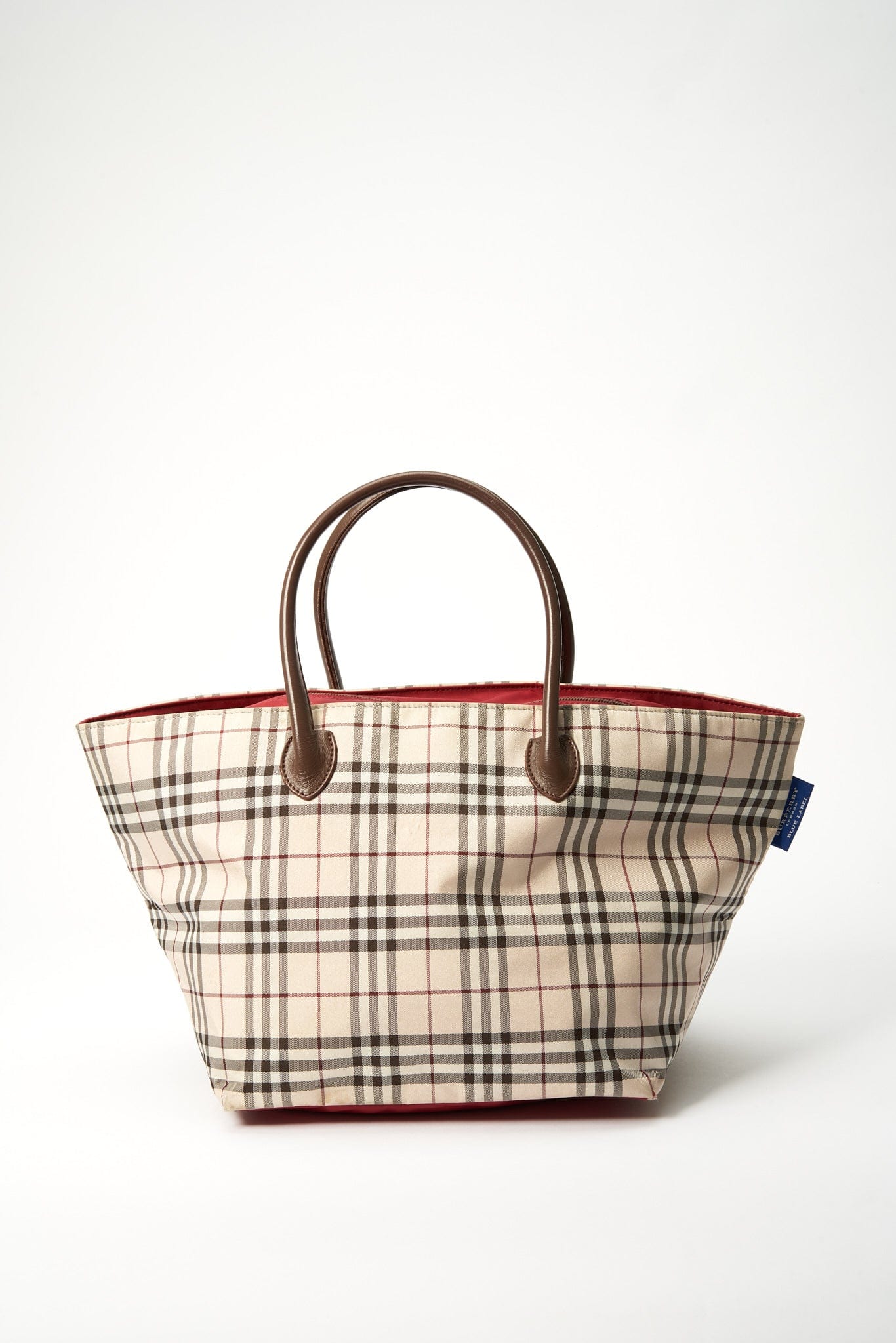 Burberry Blue Label Navy Blue Nova Check Boston bag Burberry | TLC