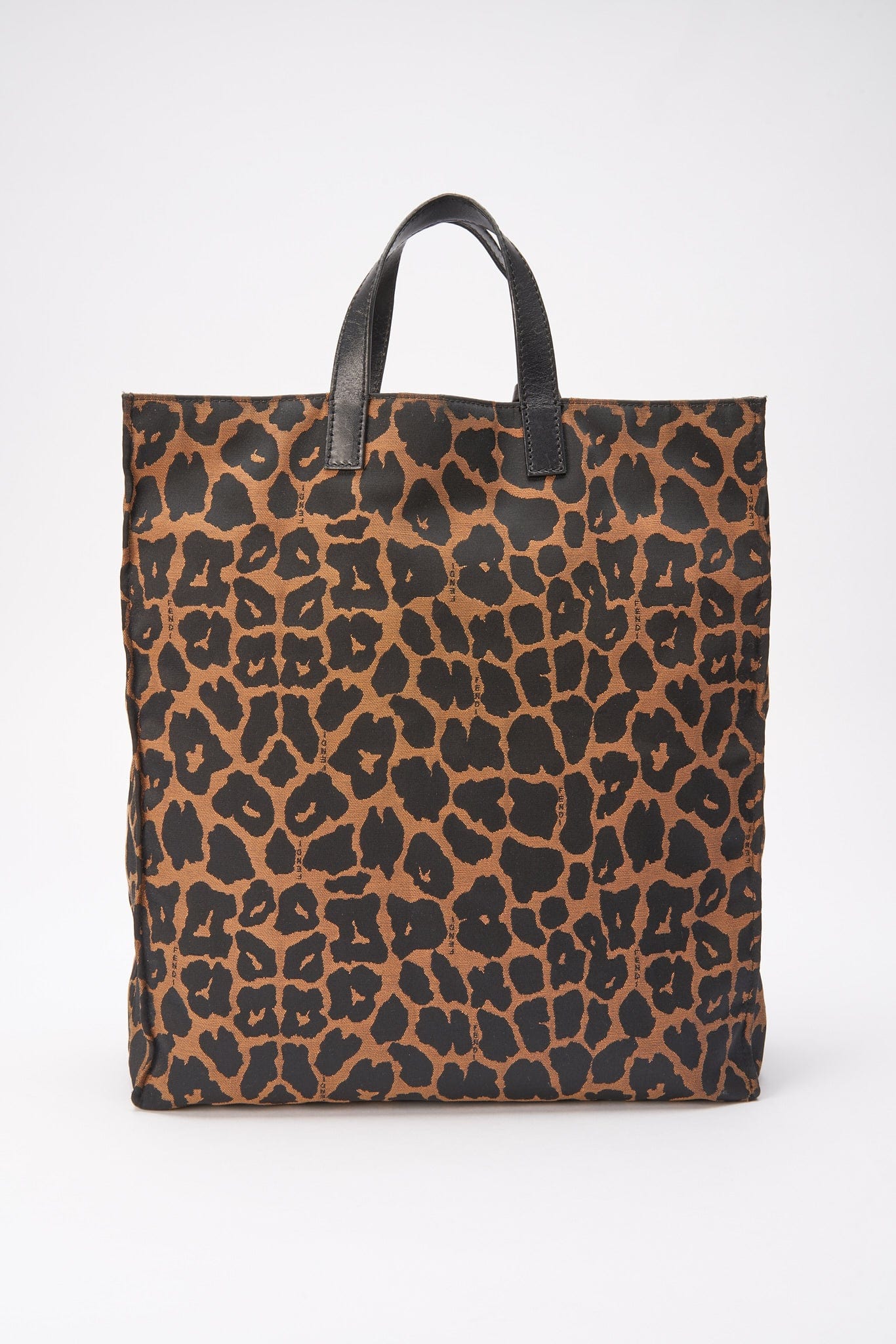 Fendi leopard print online bag