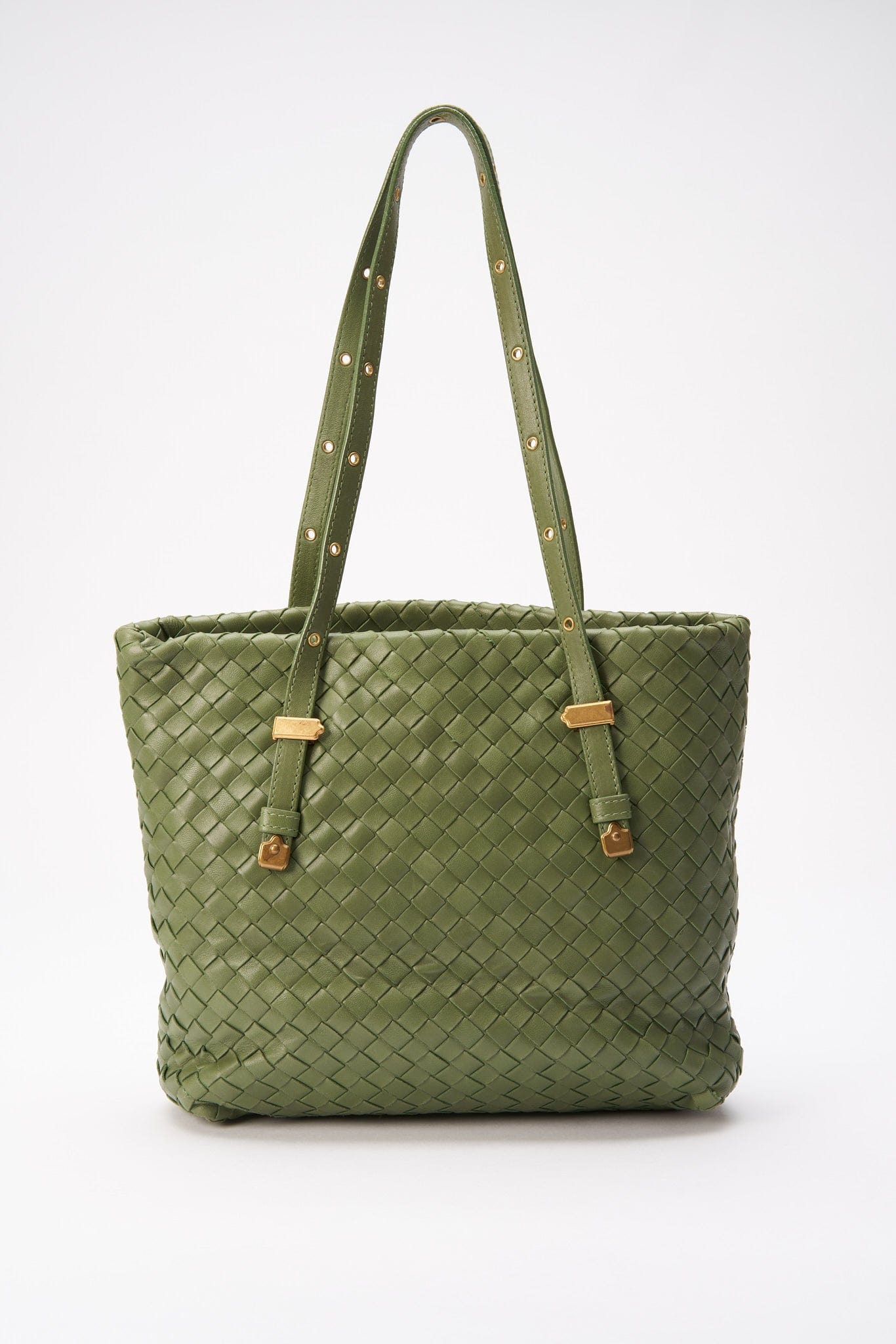 Bottega Veneta Pre-owned V Woven Drawstring Tote Bag
