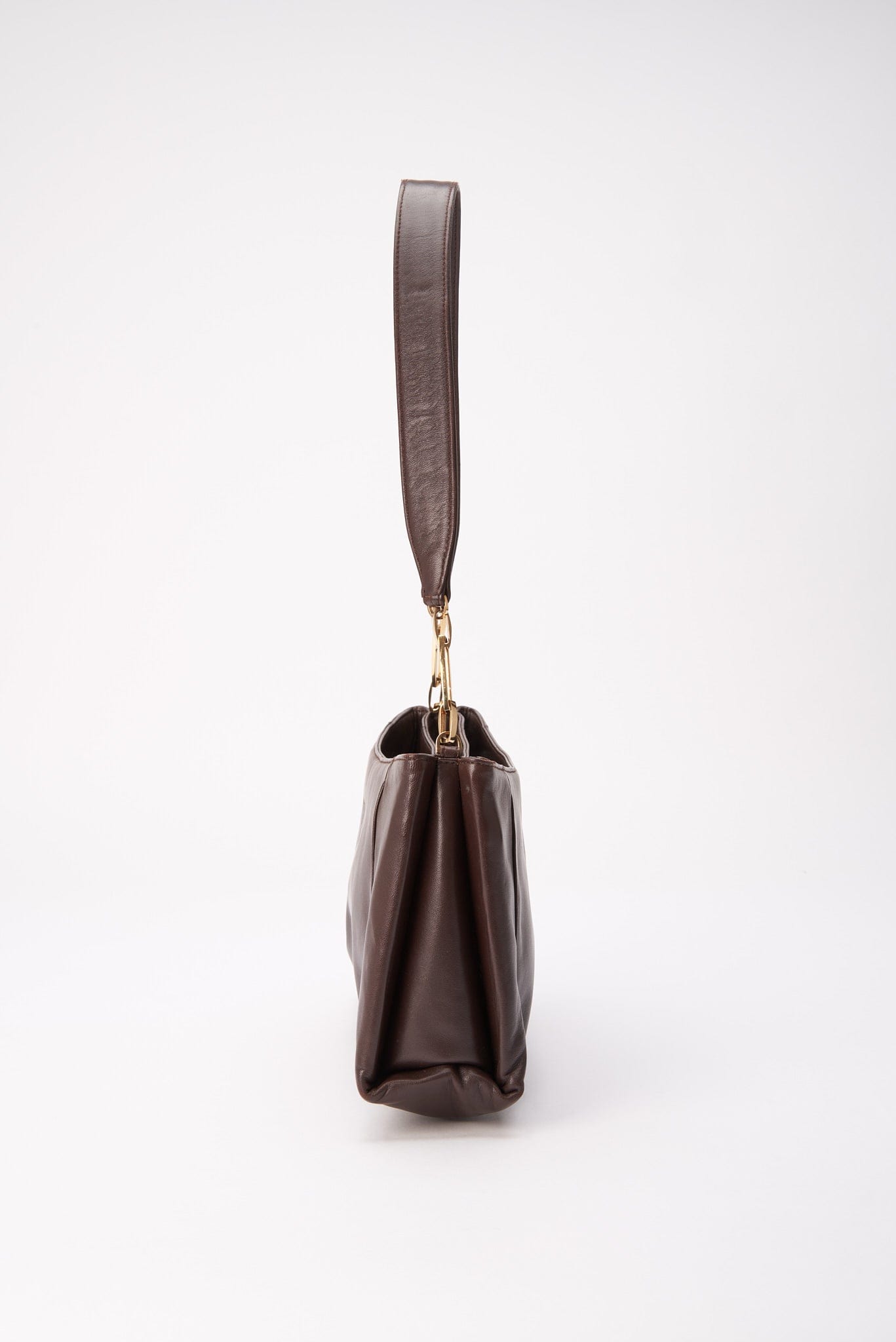 Vintage Loewe Brown Leather Shoulder Bag – The Hosta