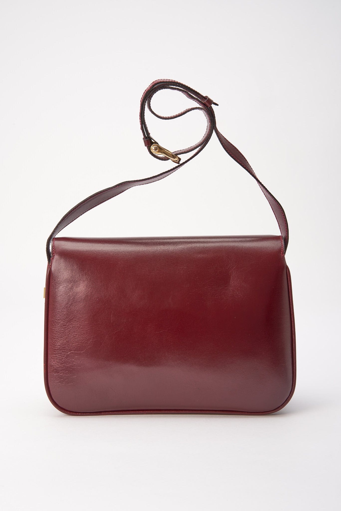 Celine box store bag burgundy