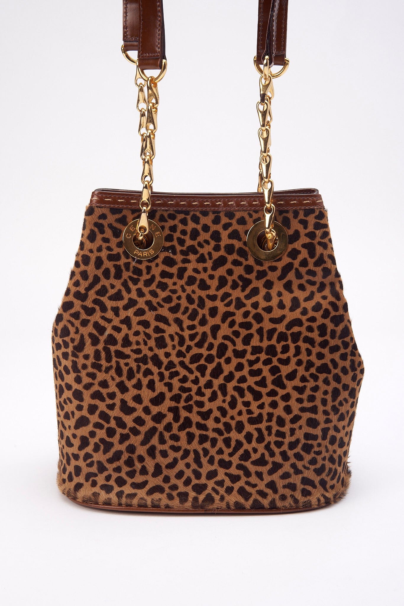 Leopard print hotsell calf hair handbags