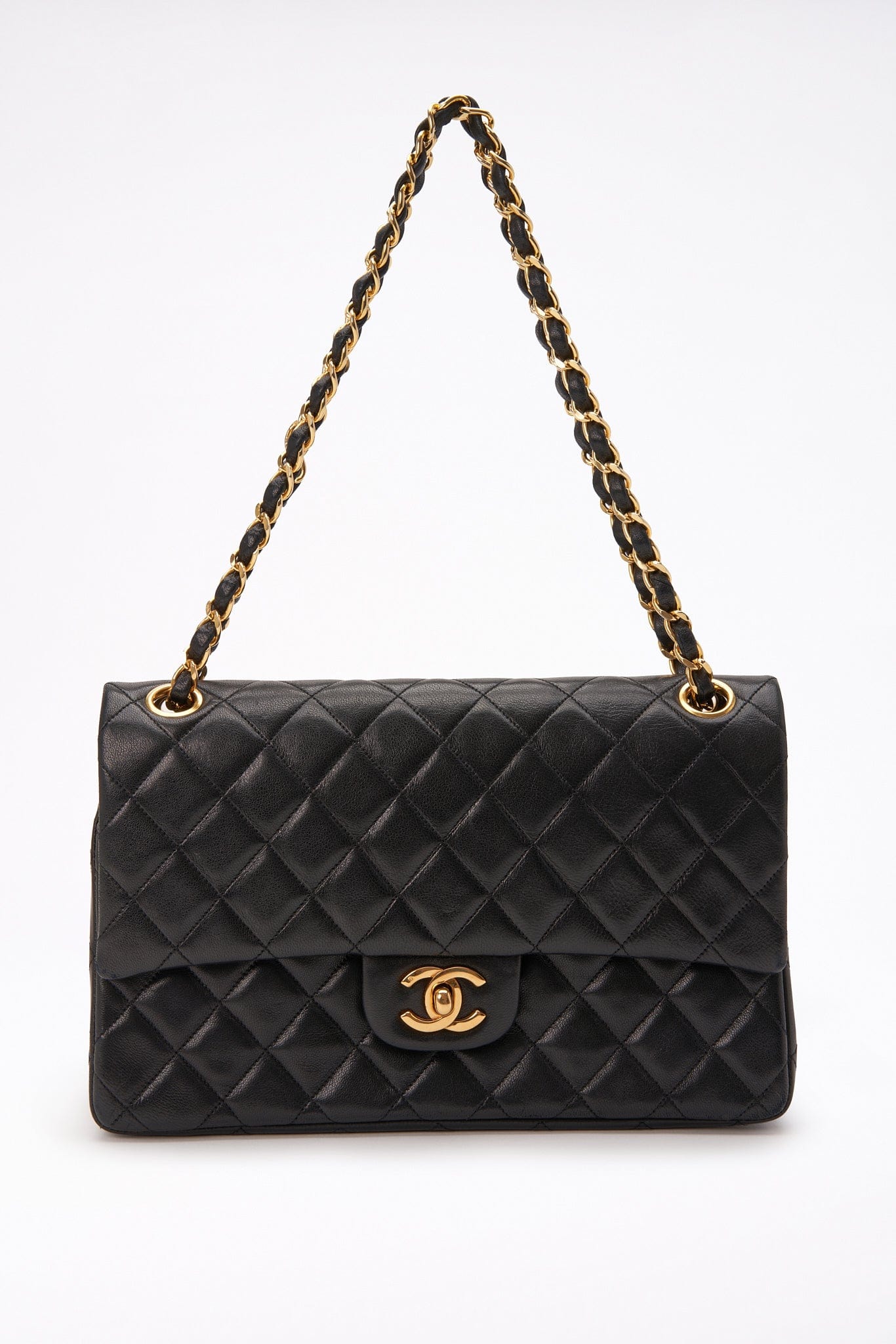 Chanel Classic Medium Double Flap Bag with 24k gold plated hardware