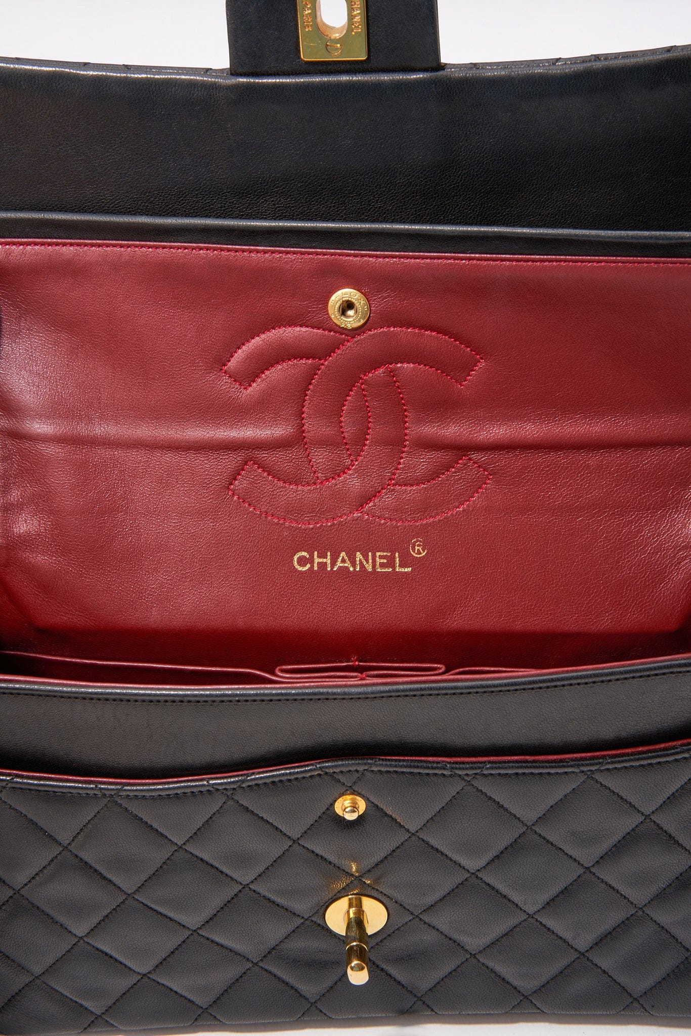 Chanel Classic Medium Double Flap Bag with 24k gold plated hardware