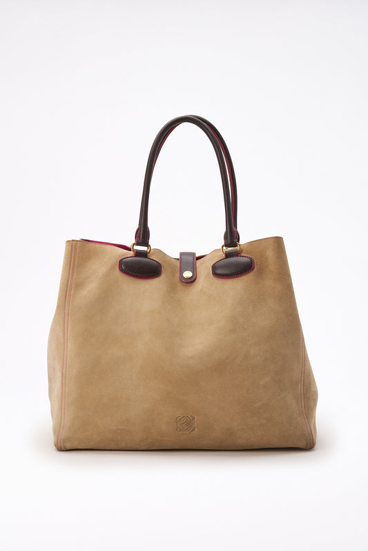 Tela anagramma loewe e tote bag in pelle