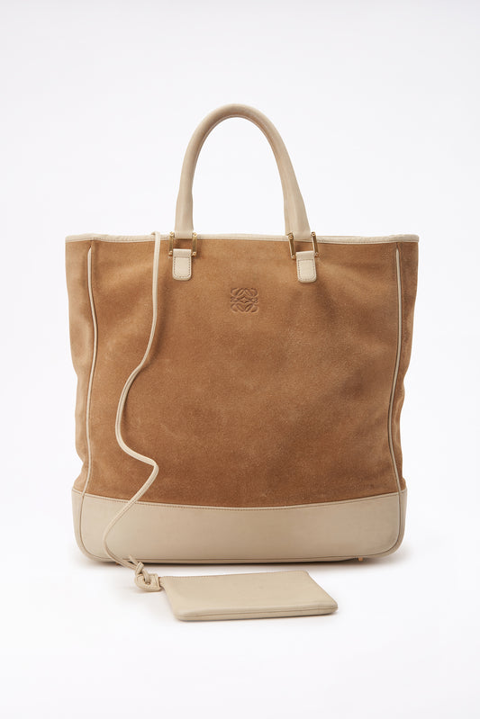 Tela anagramma loewe e tote bag in pelle