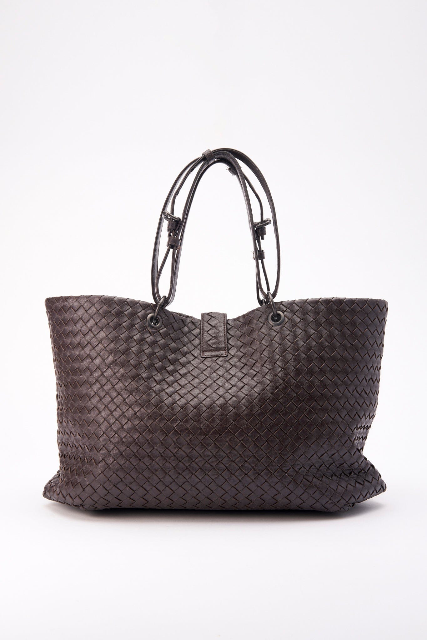 Vintage Bottega Veneta Leather Satchel hotsell