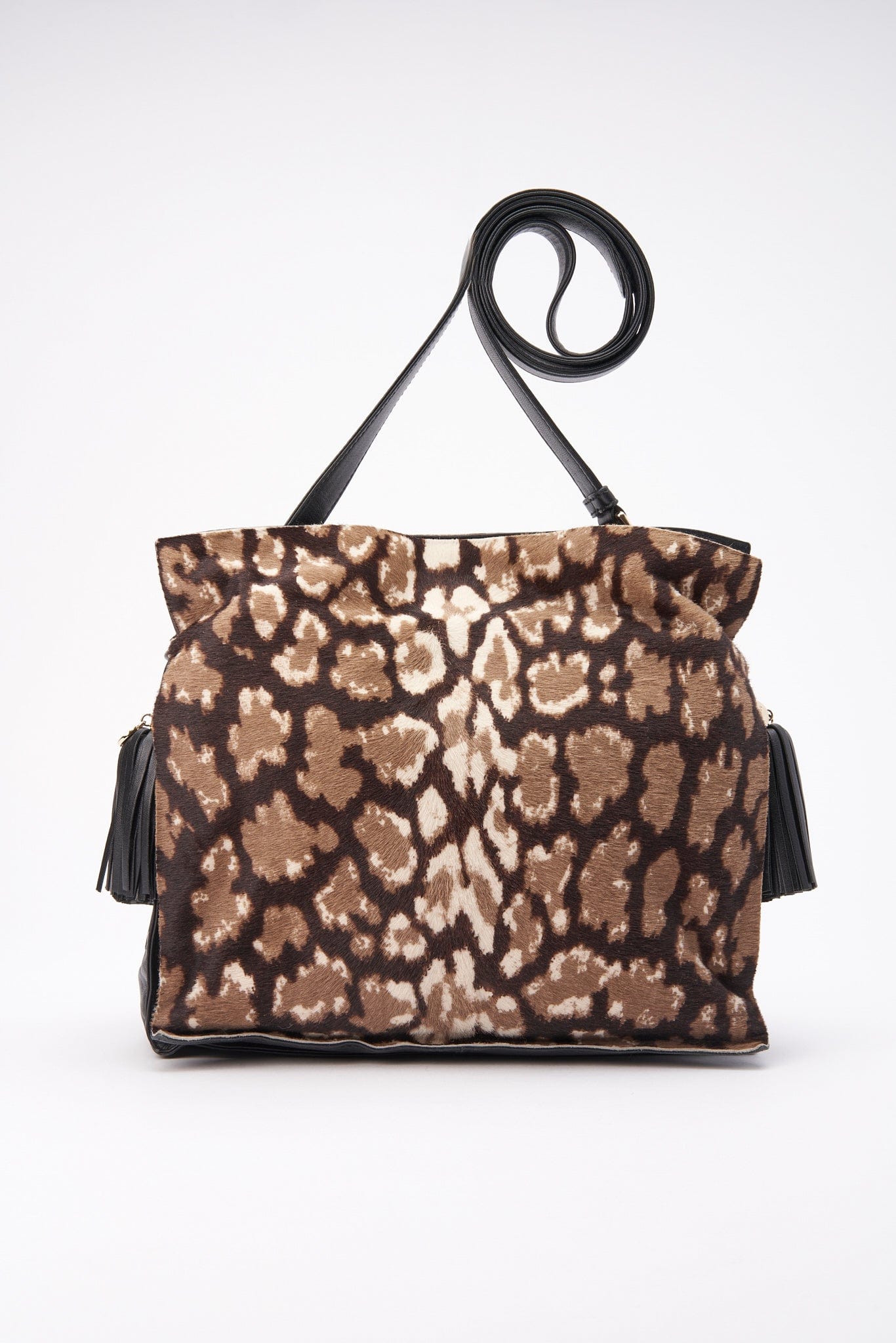 Loewe Flamenco in a Leopard Printed Calf Hair