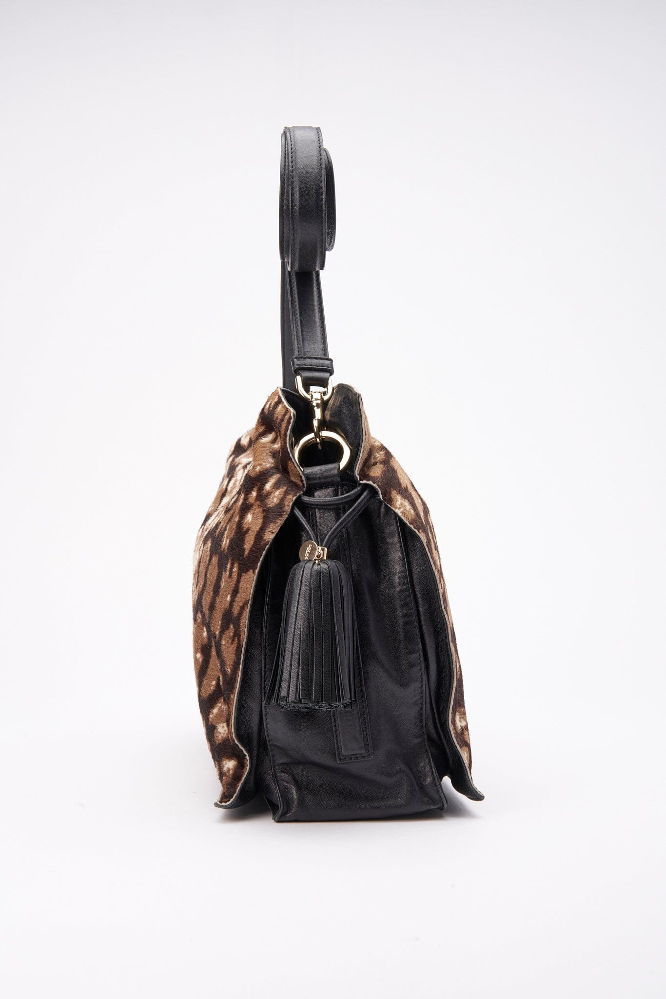 Loewe Flamenco in a Leopard Printed Calf Hair