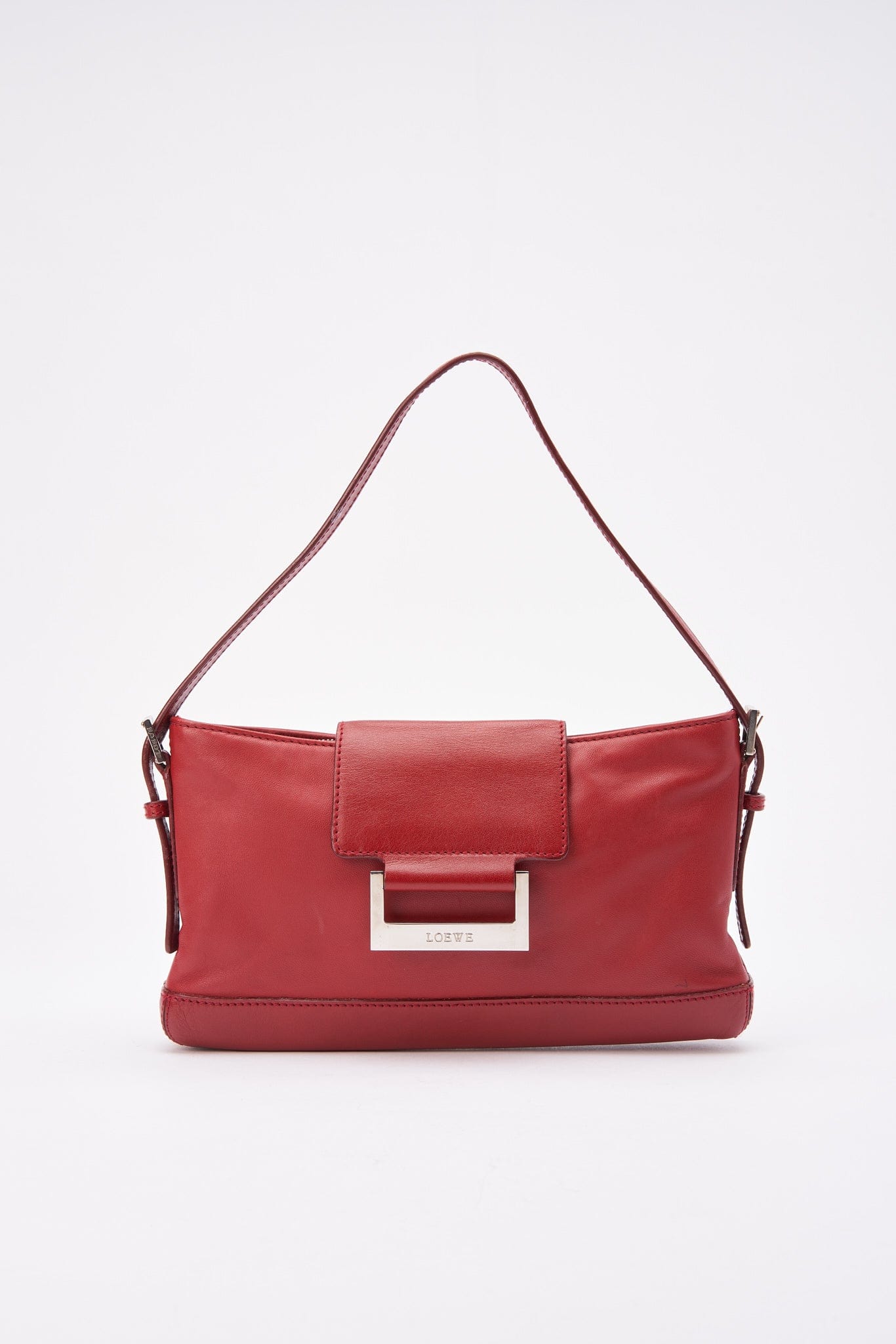 Vintage Loewe Bag - Red Leather