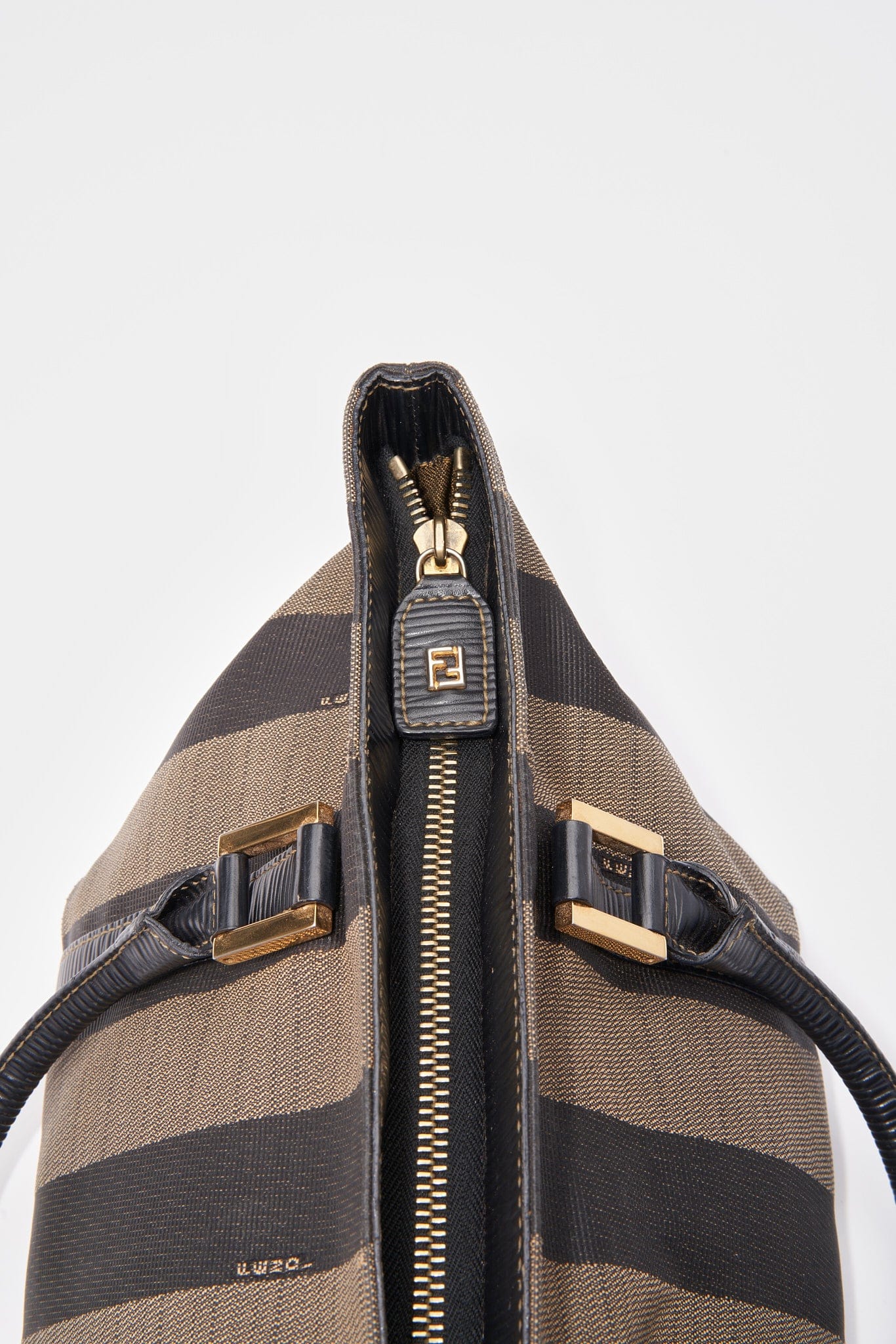 Fendi Vintage Striped Mini Tote Bag