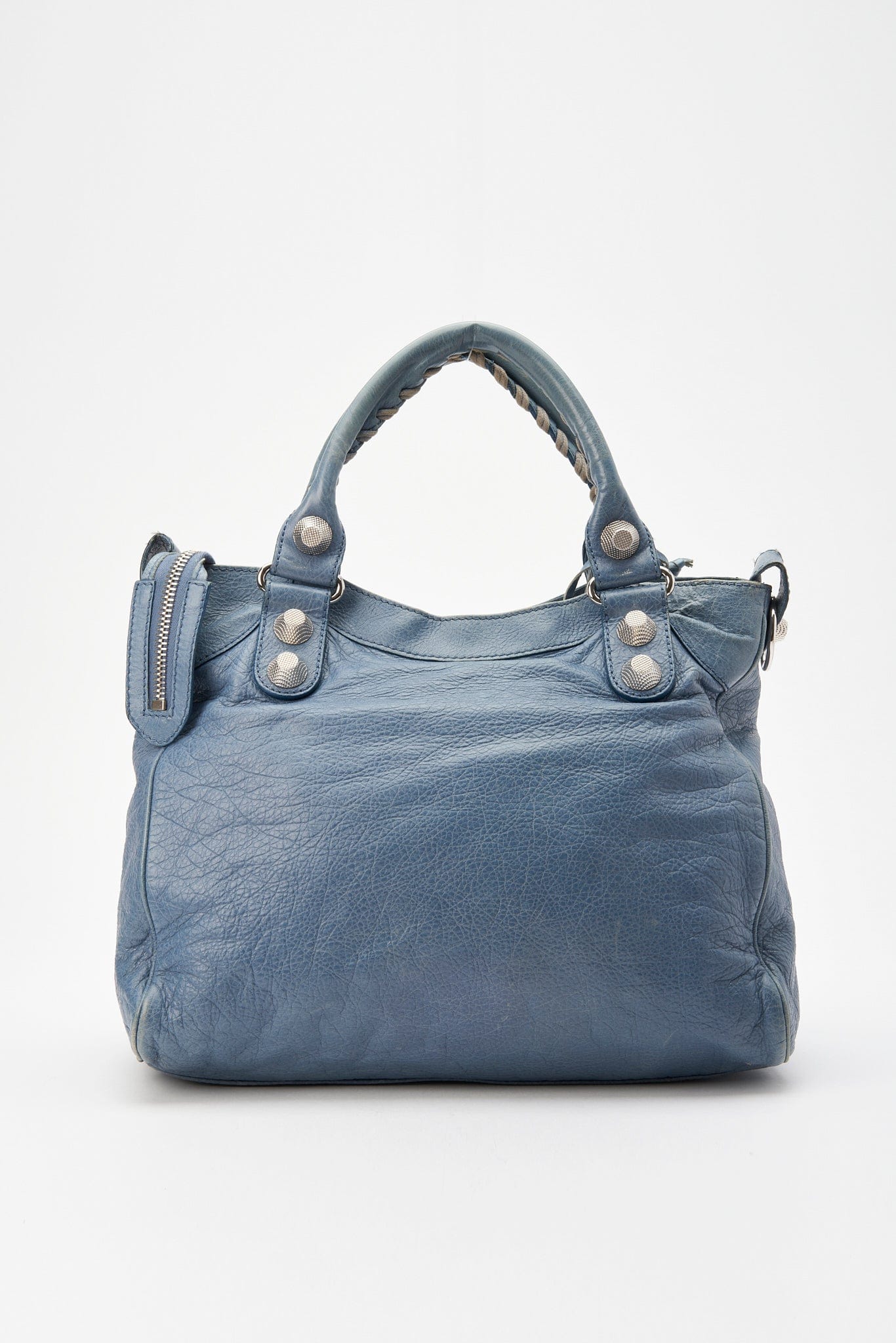 Balenciaga Blue Leather Part-Time City Bag