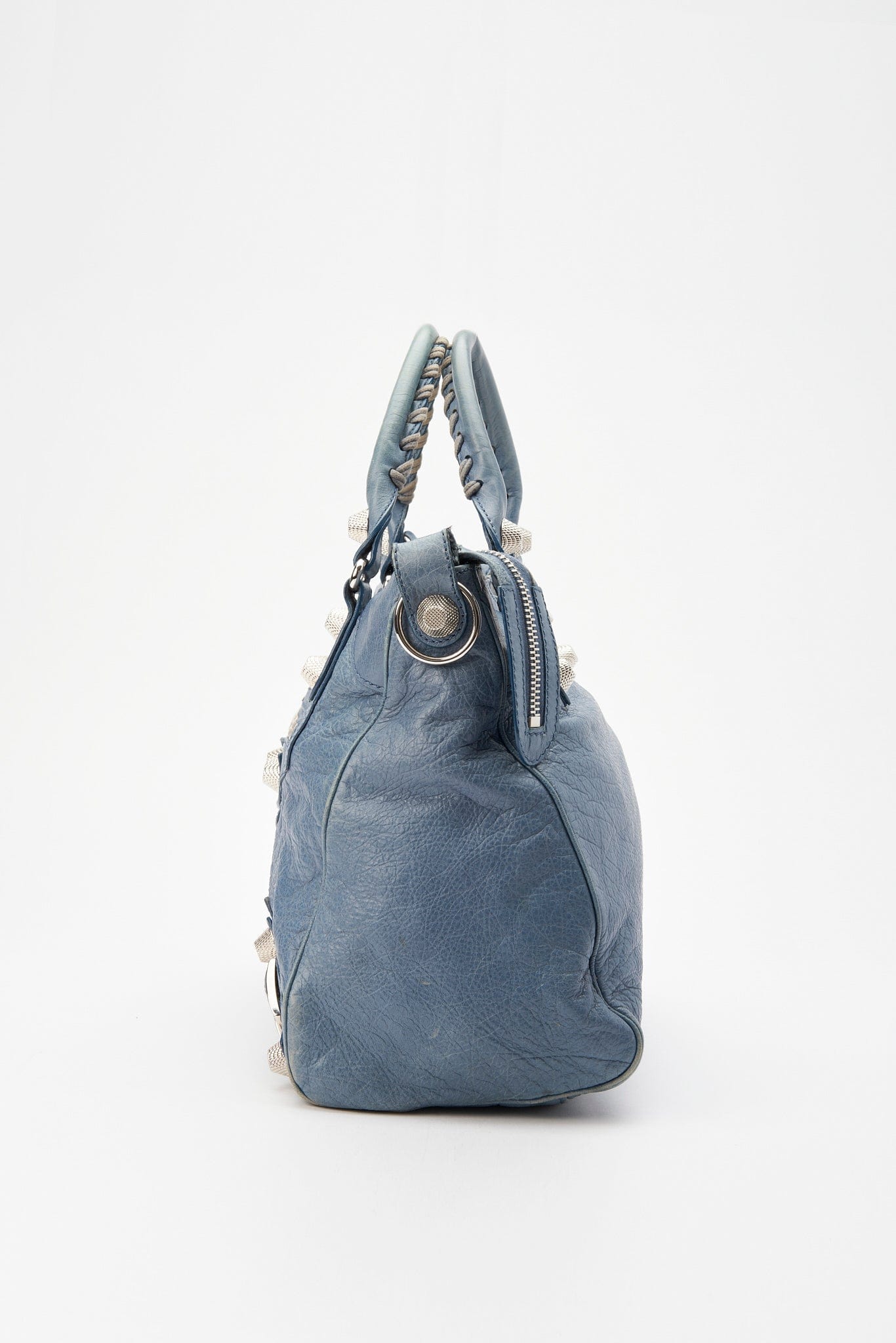 Balenciaga Blue Leather Part-Time City Bag