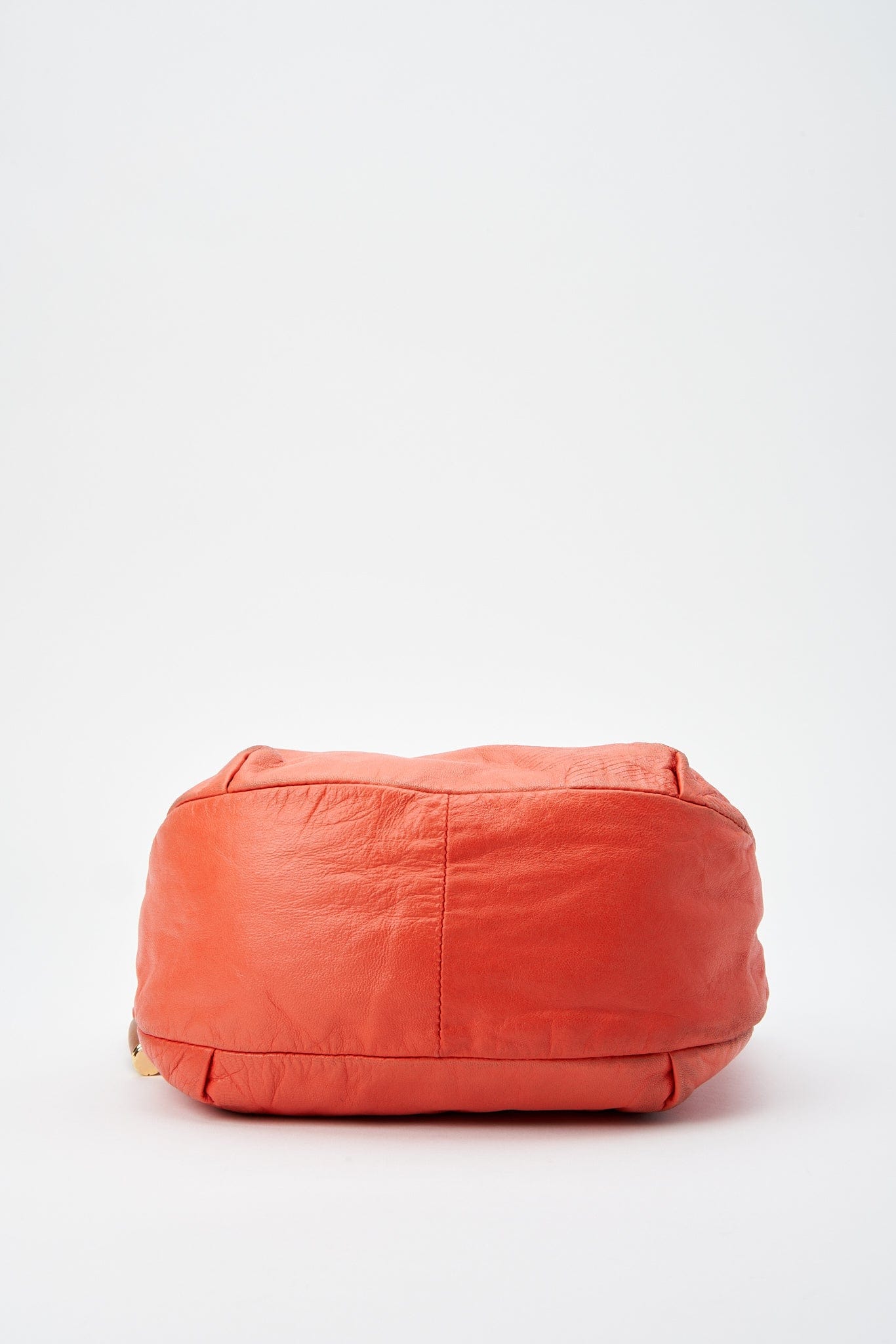 Vintage Loewe Orange Leather Crossbody Bag