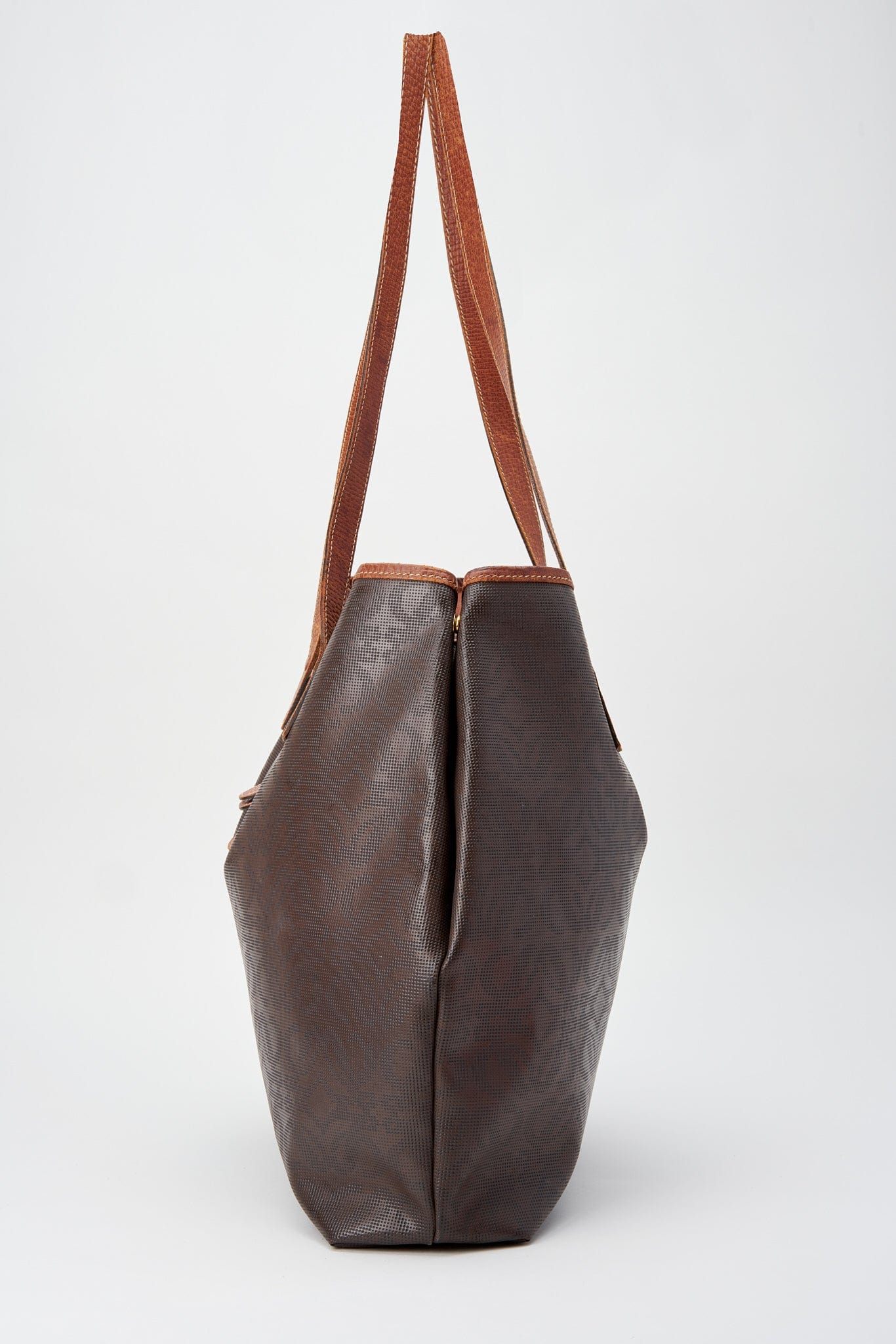 Loewe Anagram Canvas and Leather Tote Bag