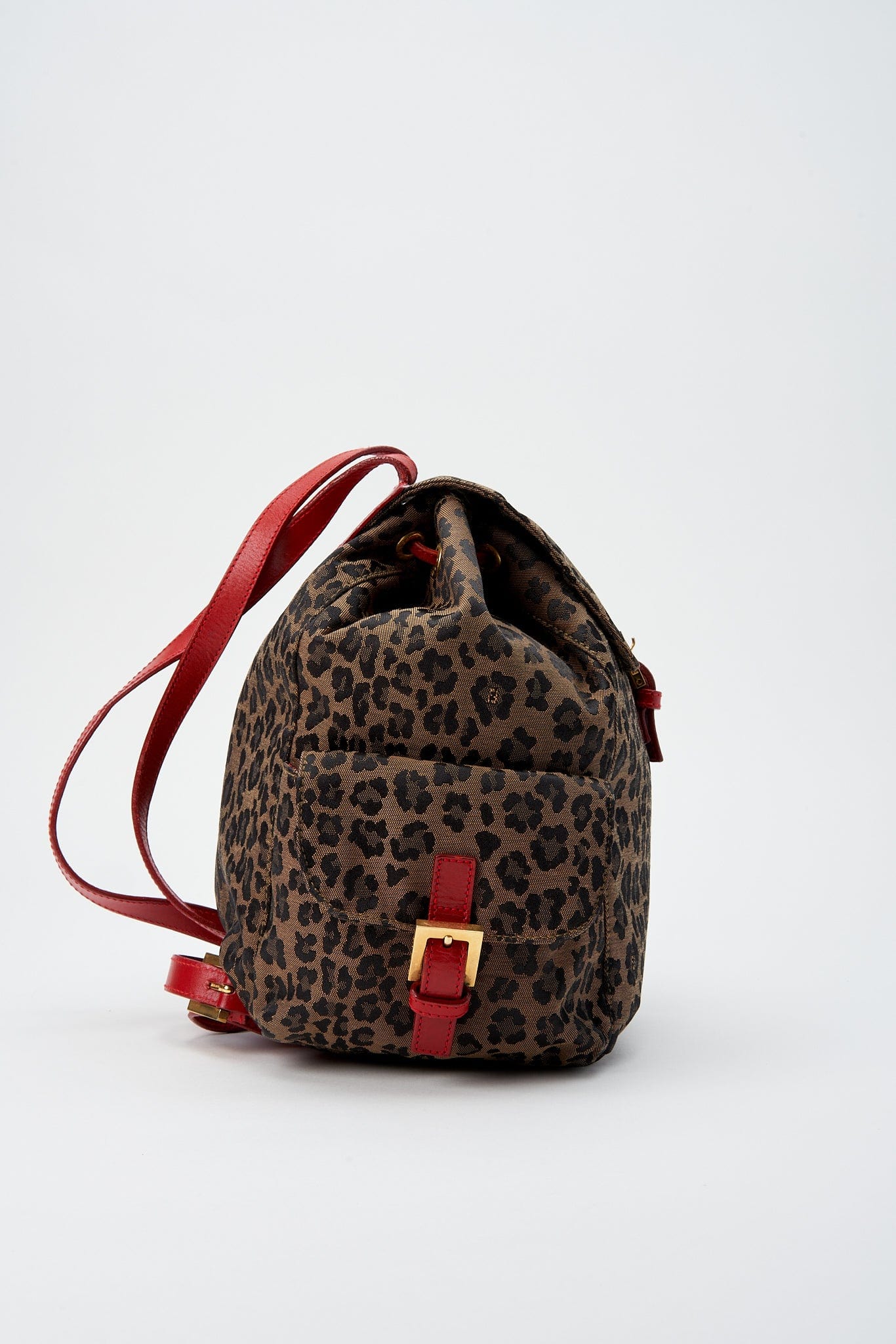 Vintage Fendi Leopard Print Backpack