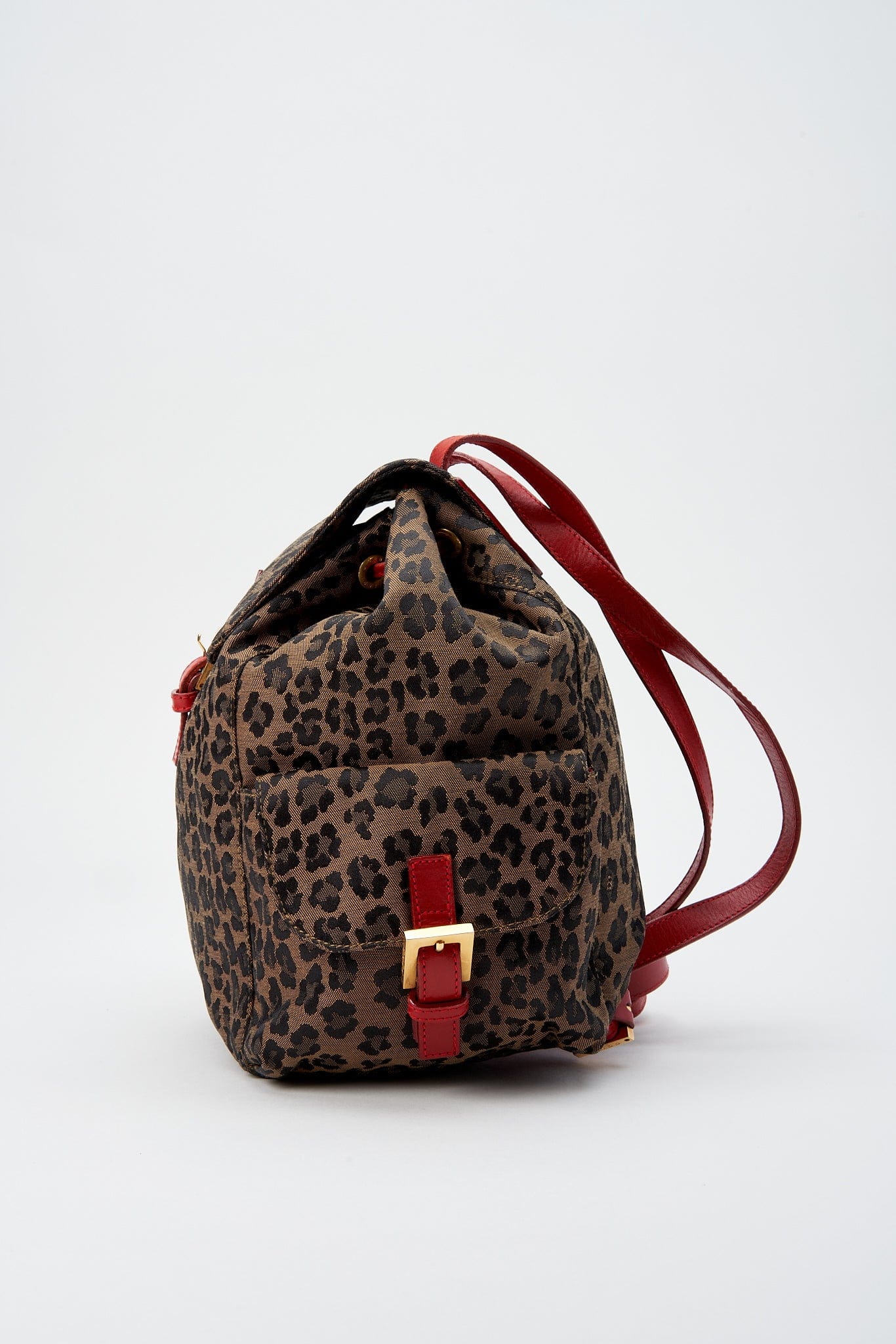 Vintage Fendi Leopard Print Backpack