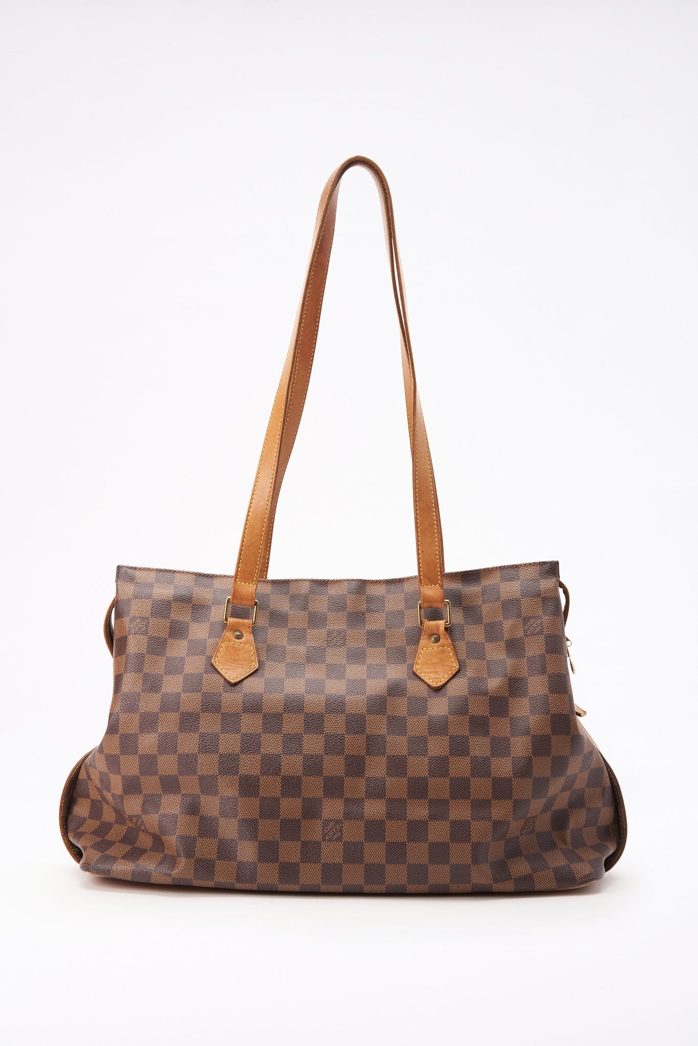 Vintage Louis Vuitton 100th Anniversary Damier Ebene Columbine Tote Bag