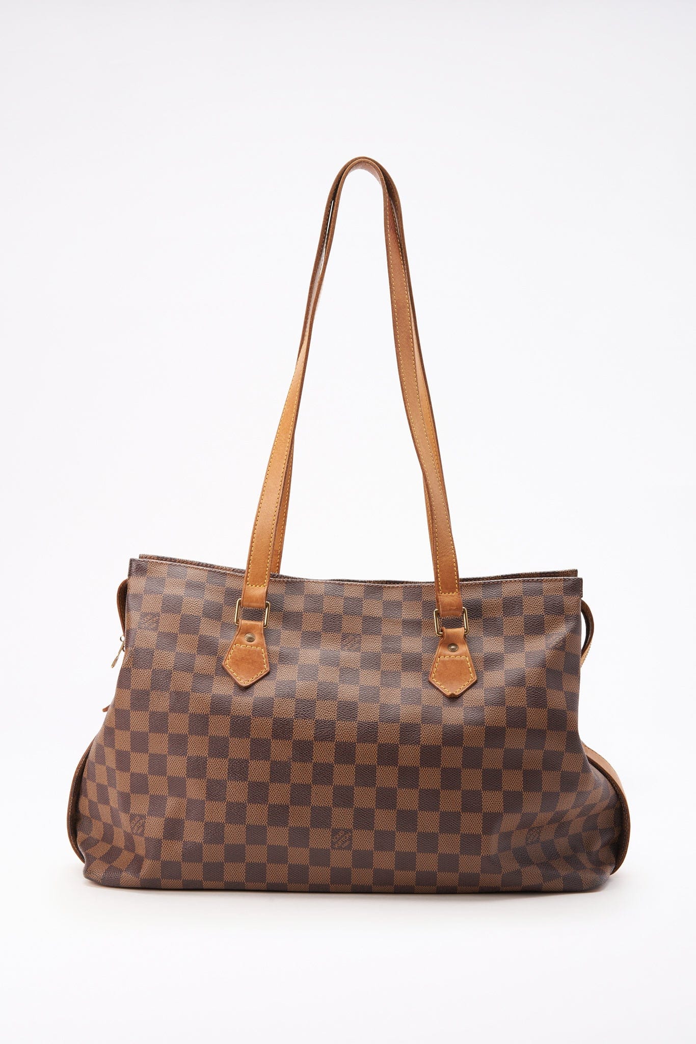 Vintage Louis Vuitton 100th Anniversary Damier Ebene Columbine Tote Bag