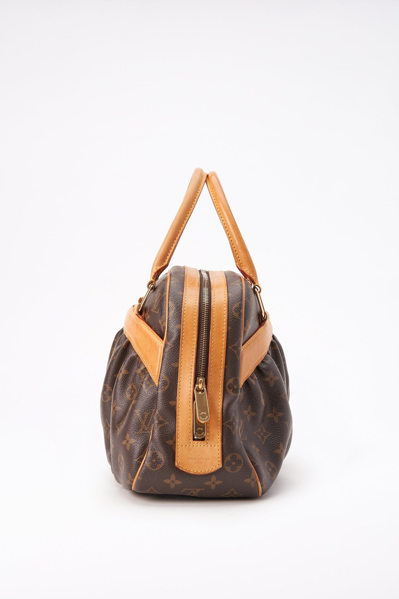 Vintage Louis Vuitton Mitzi Monogram Canvas Brown Bag