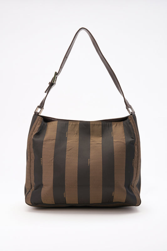 Fendi Vintage Striped Tote Bag