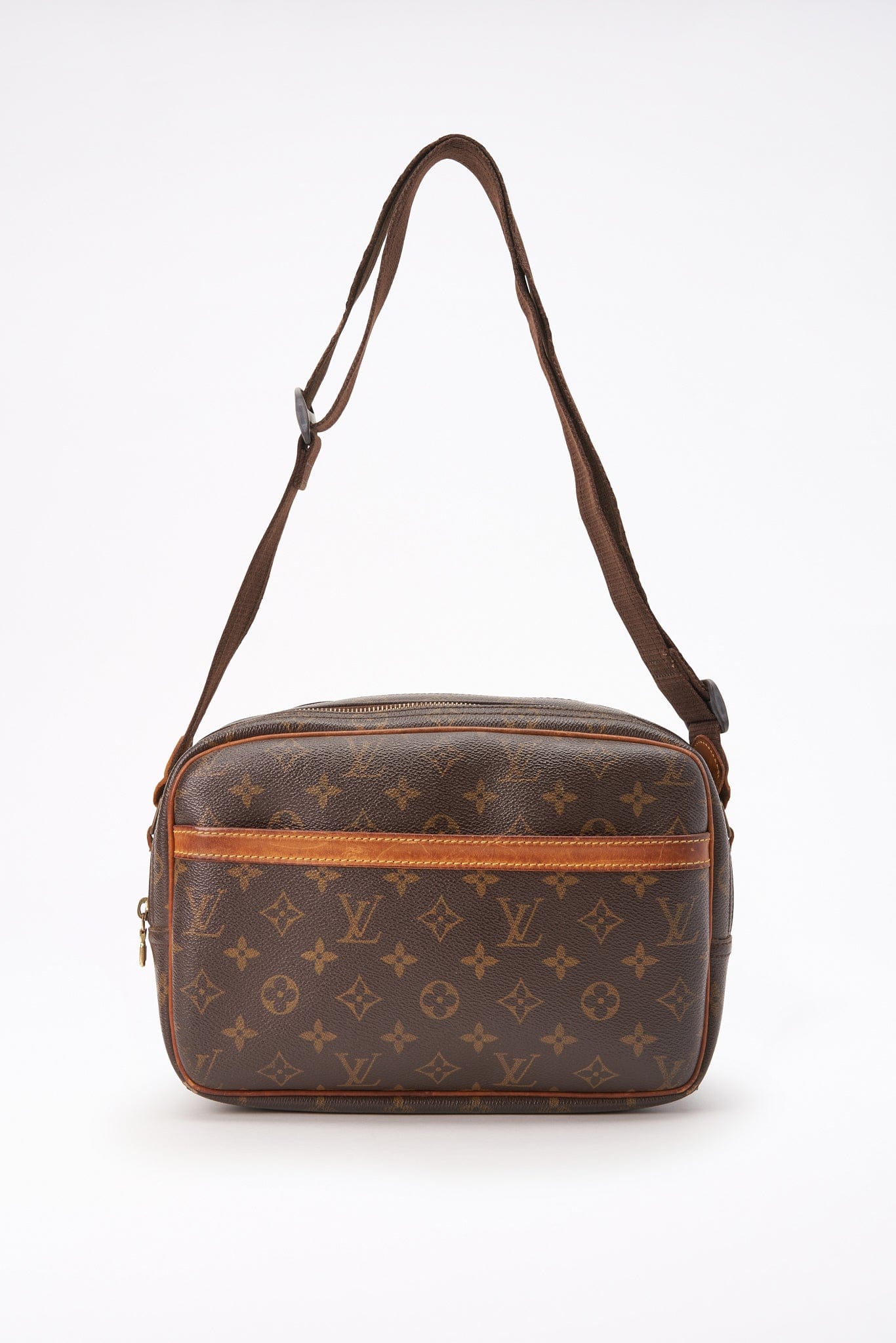 Vintage Louis Vuitton Reporter Monogram Canvas Brown Bag