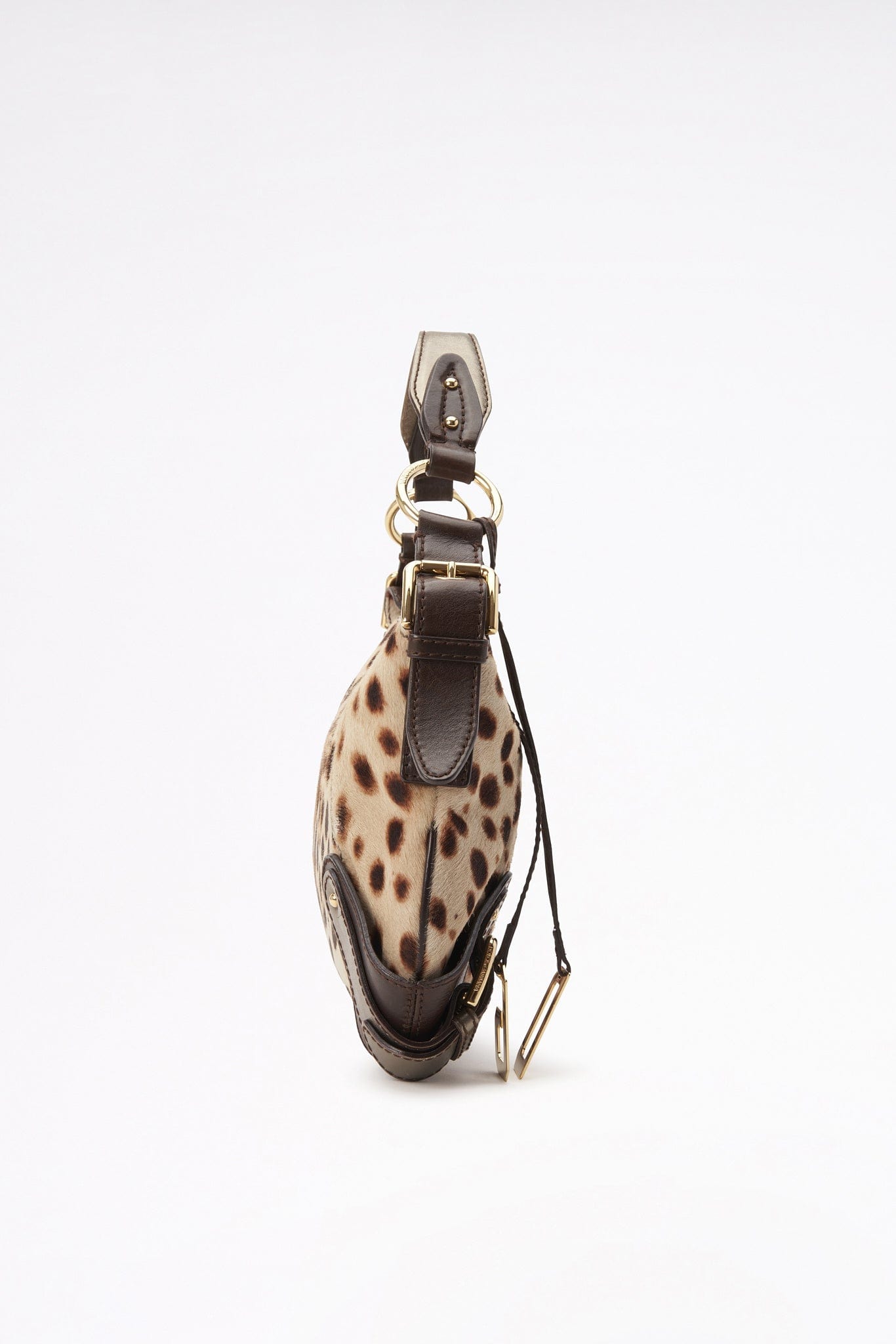 Vintage Dolce & Gabbana Leopard Print Shoulder Bag