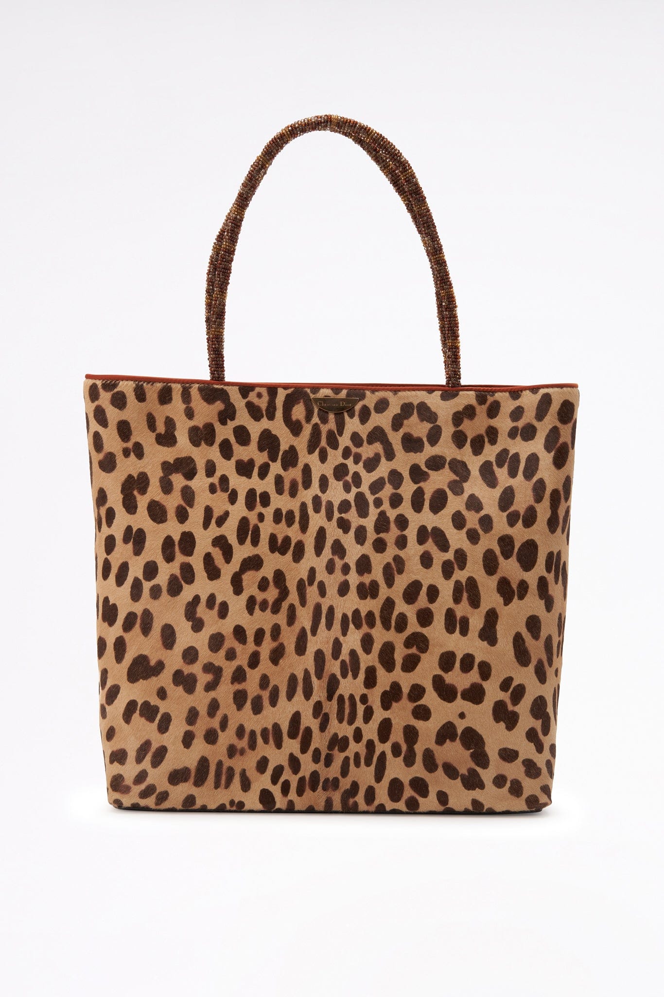 Vintage Christian Dior Leopard Print Bag