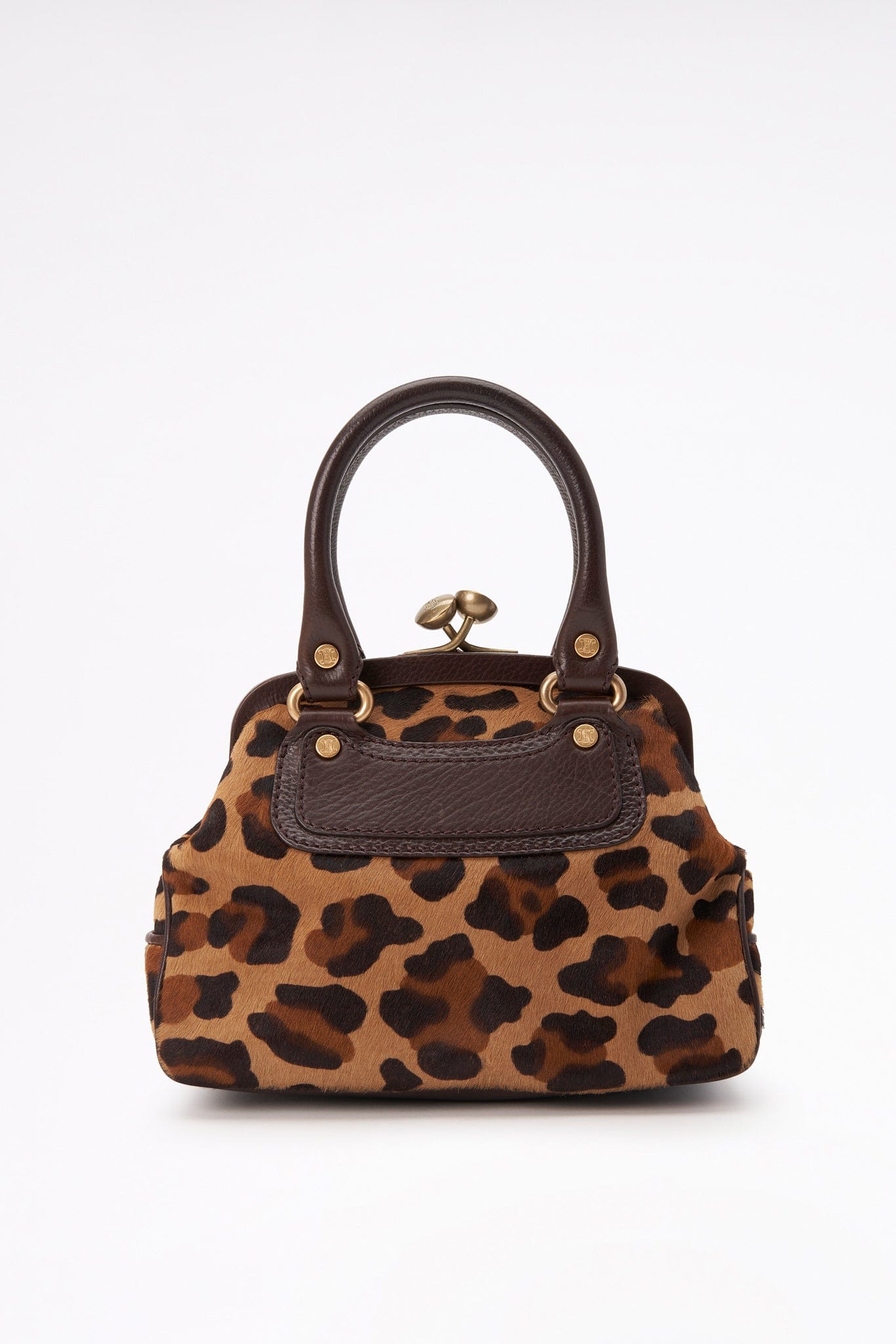 Vintage Celine Leopard Printed Calf Hair Bag