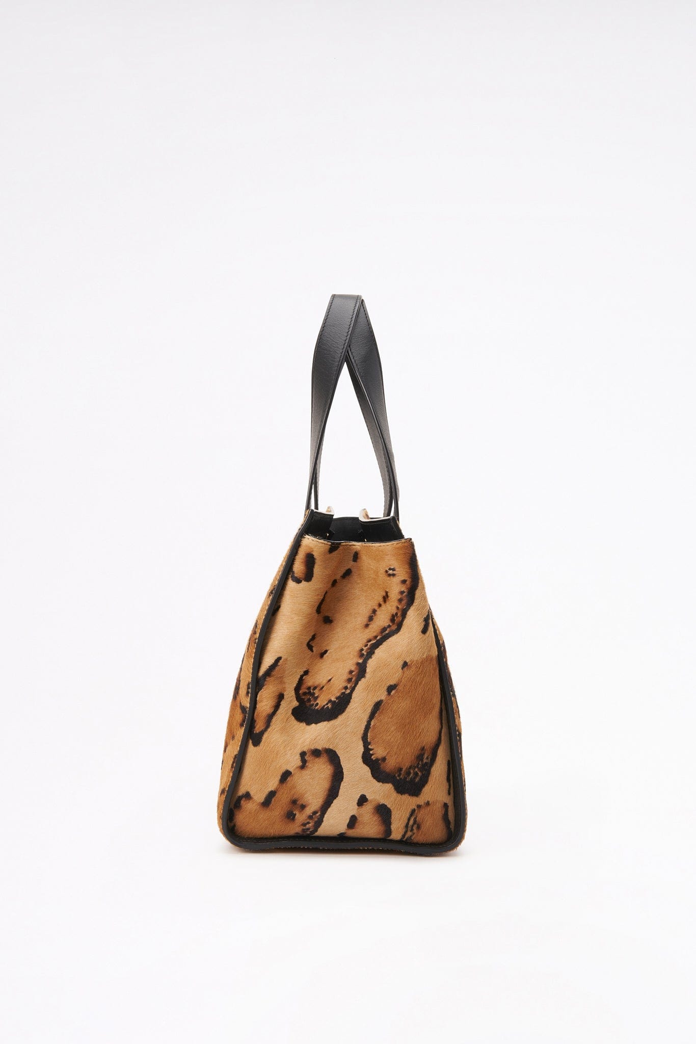 Vintage Giorgio Armani Leopard Printed Calf Hair Bag