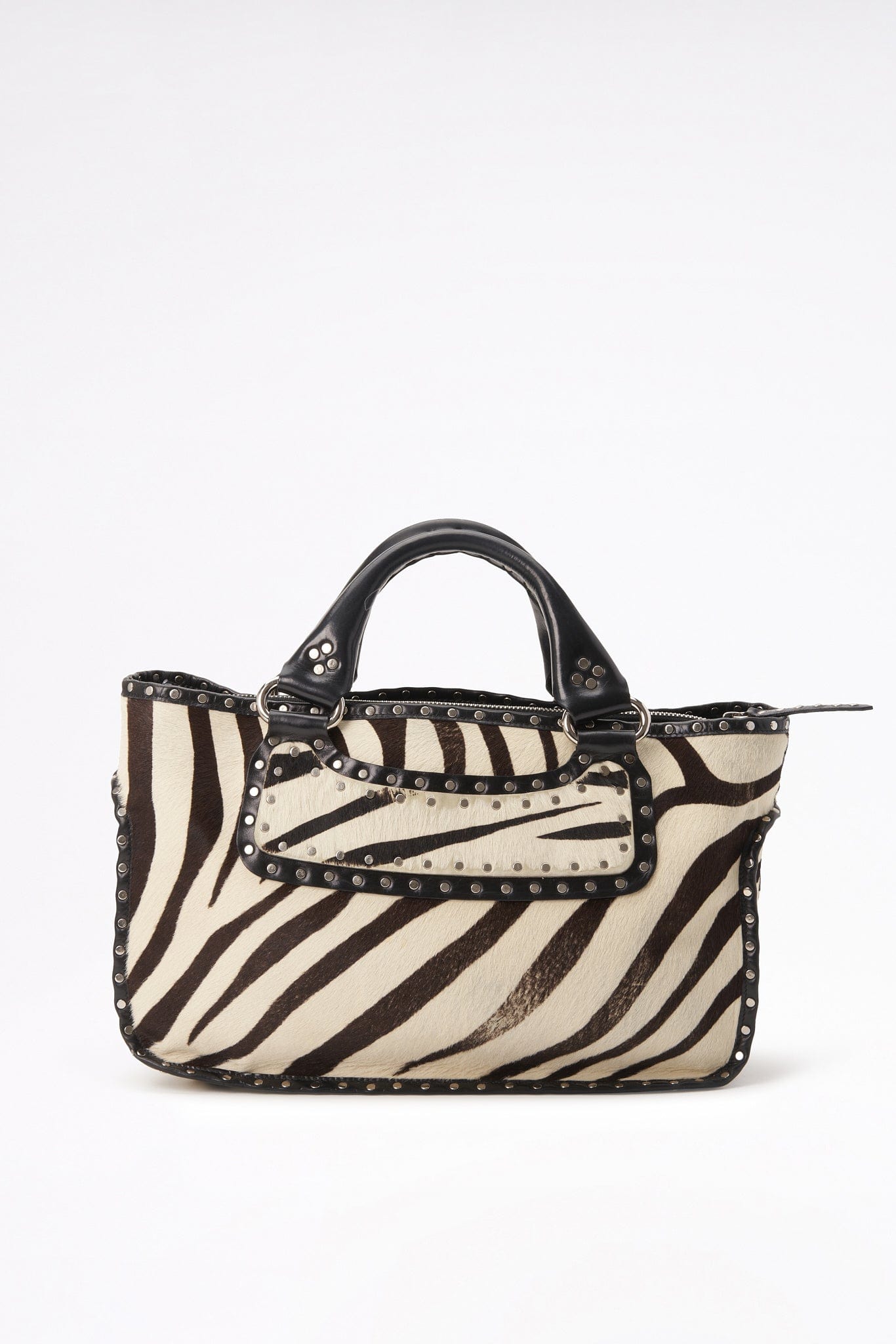 Vintage Celine Zebra Printed Calf Hair Bag