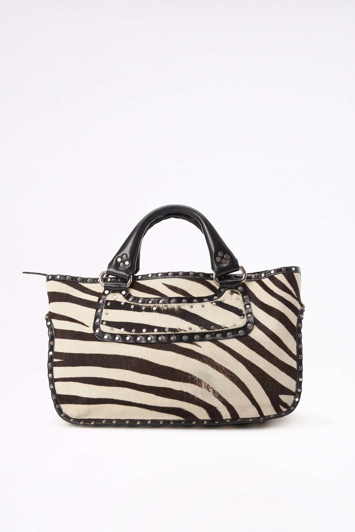 Vintage Celine Zebra Printed Calf Hair Bag