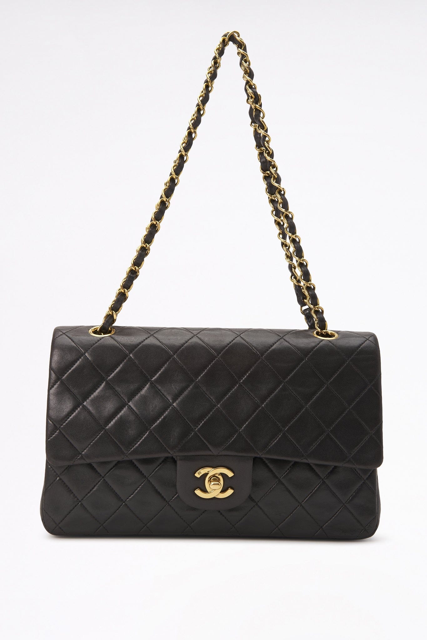 Chanel Classic Medium Double Flap Bag with 24k gold plated hardware