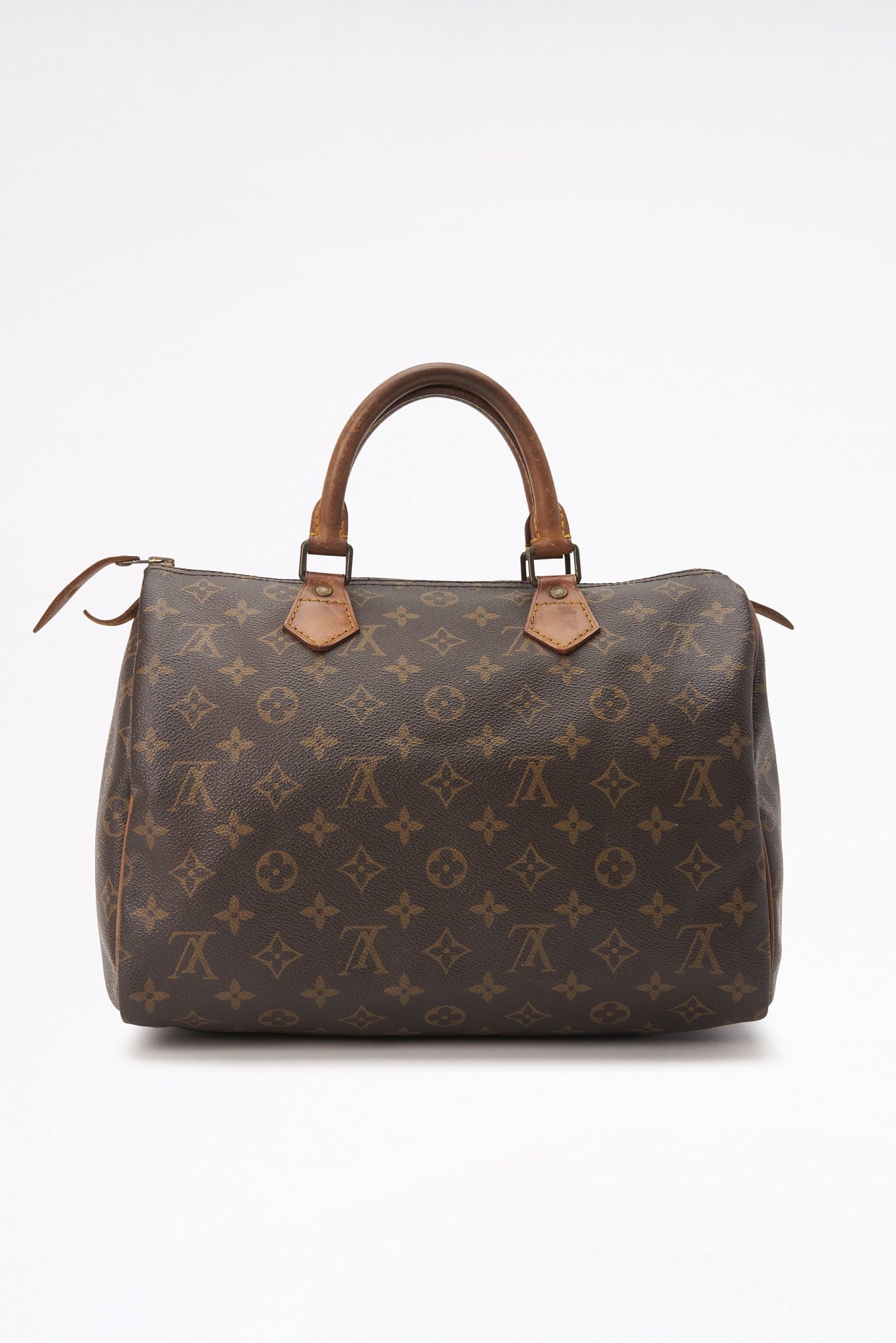 Louis Vuitton 30 Speedy Bag In Brown Monogram Coated Canvas