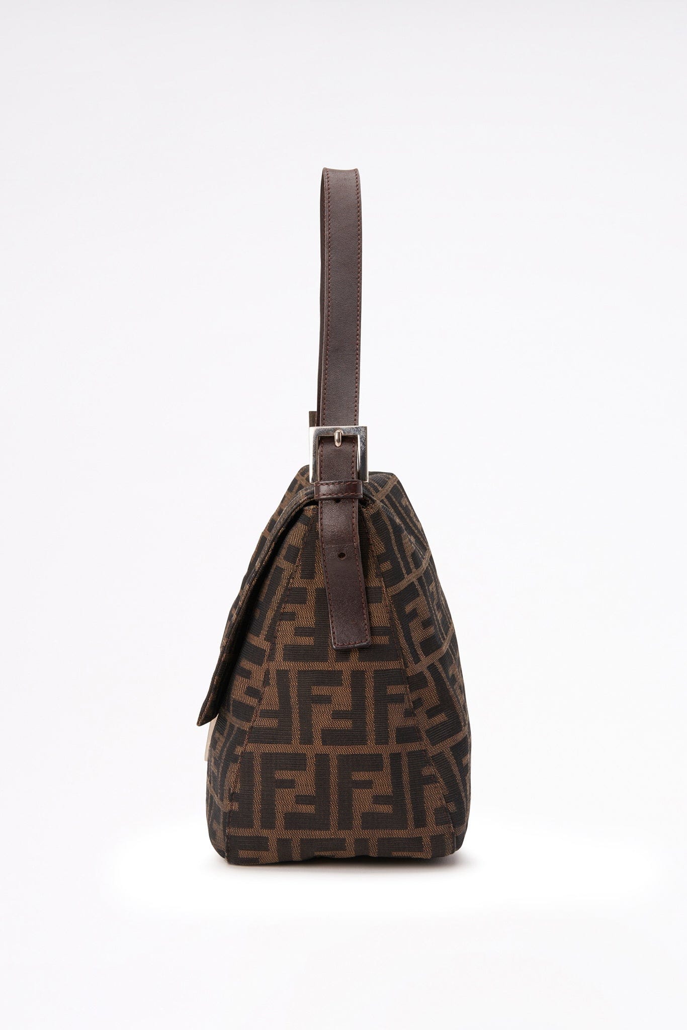 Vintage Fendi Mamma Baguette - Brown Zucca Canvas