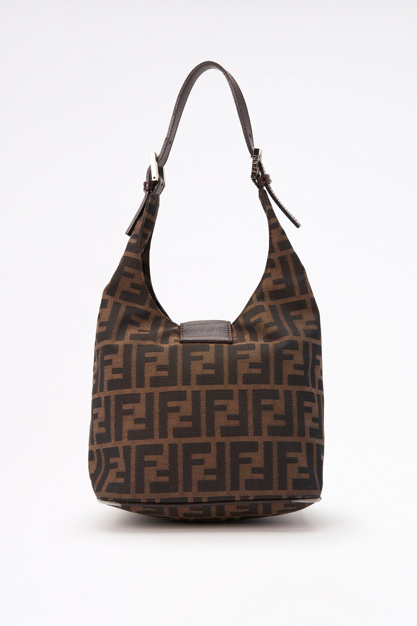 Fendi Zucca Hobo Bag in brown Zucca canvas