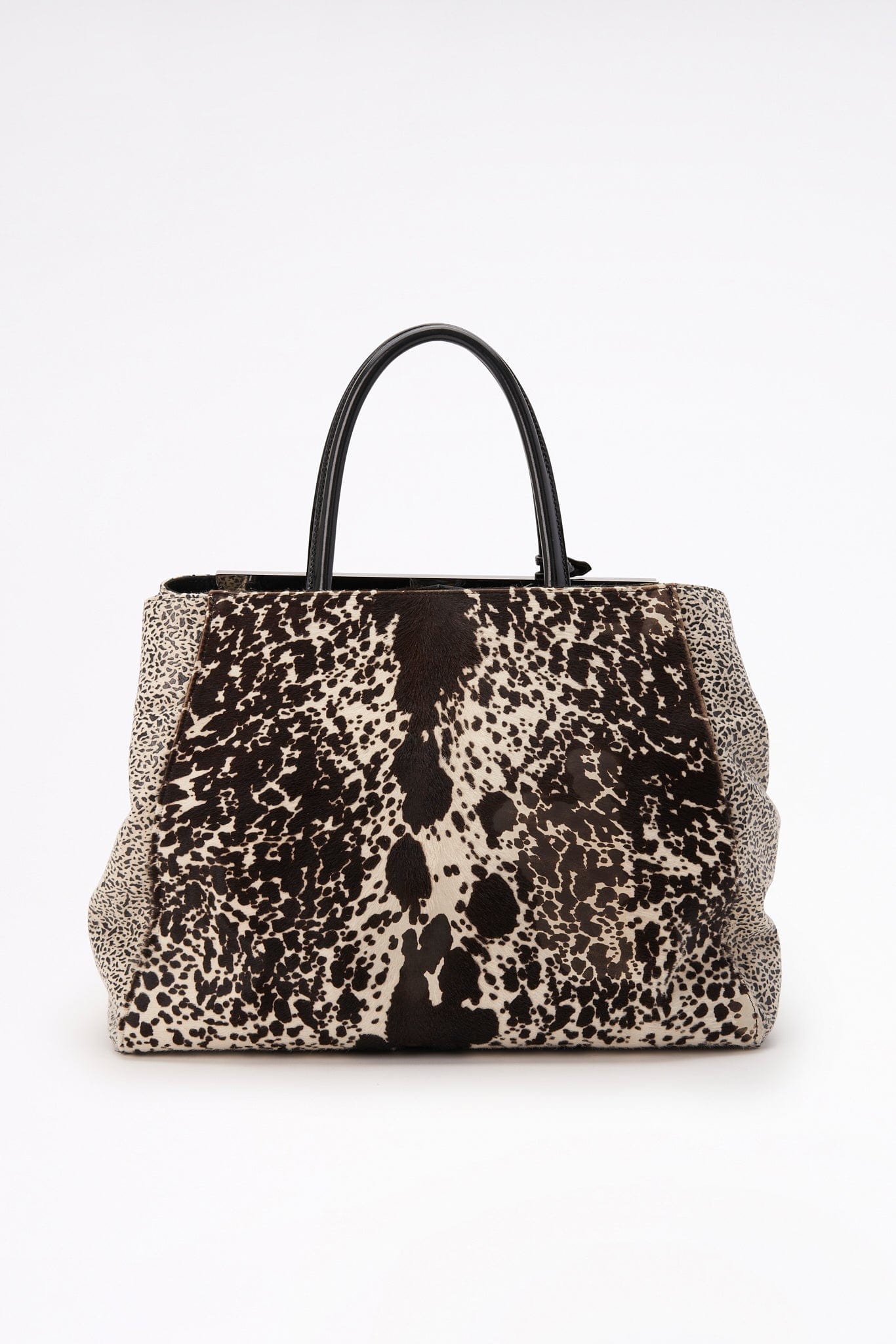 Fendi 2jours in Animal Printed Calf Hair Tote Bag