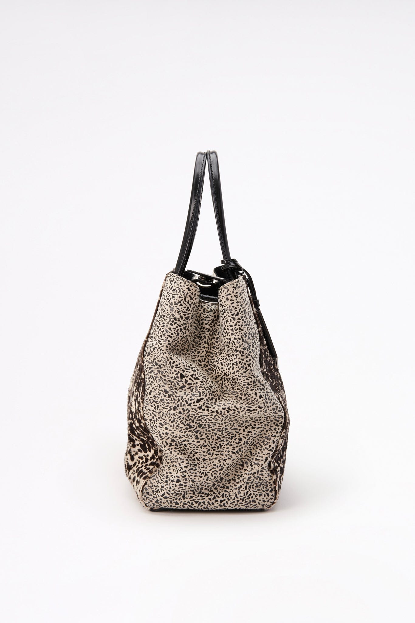 Fendi 2jours in Animal Printed Calf Hair Tote Bag