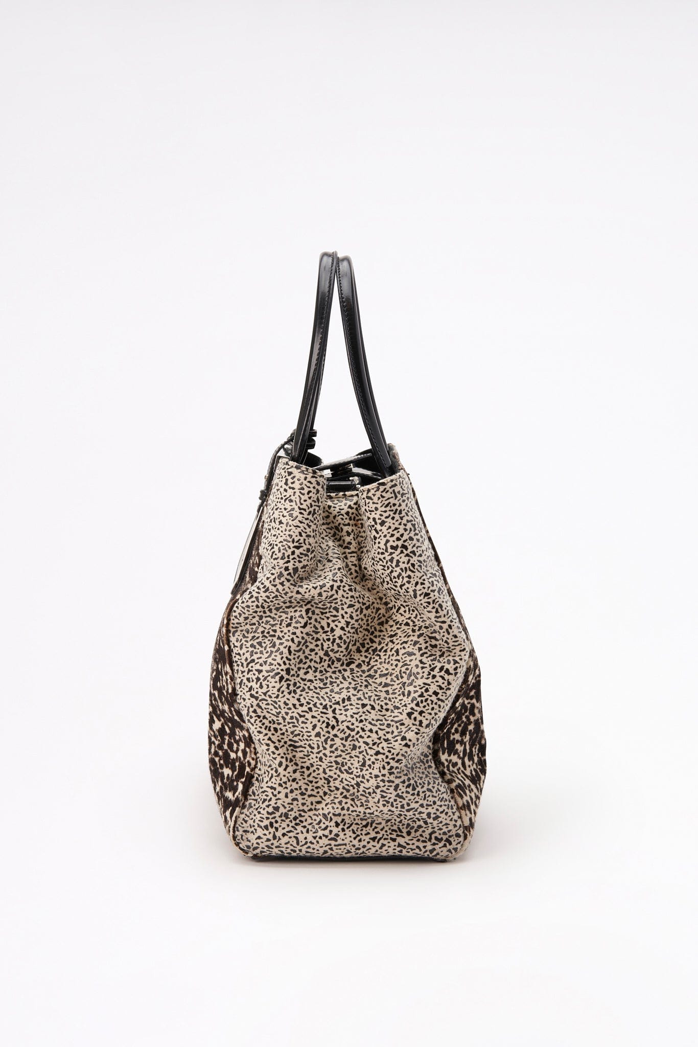 Fendi 2jours in Animal Printed Calf Hair Tote Bag